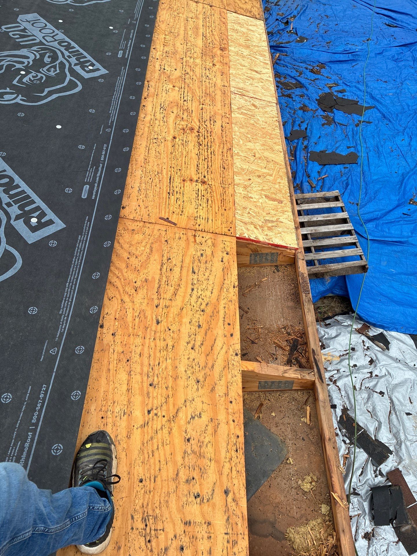 Roof replacement by In & Out Construction & Remodeling, LLC
