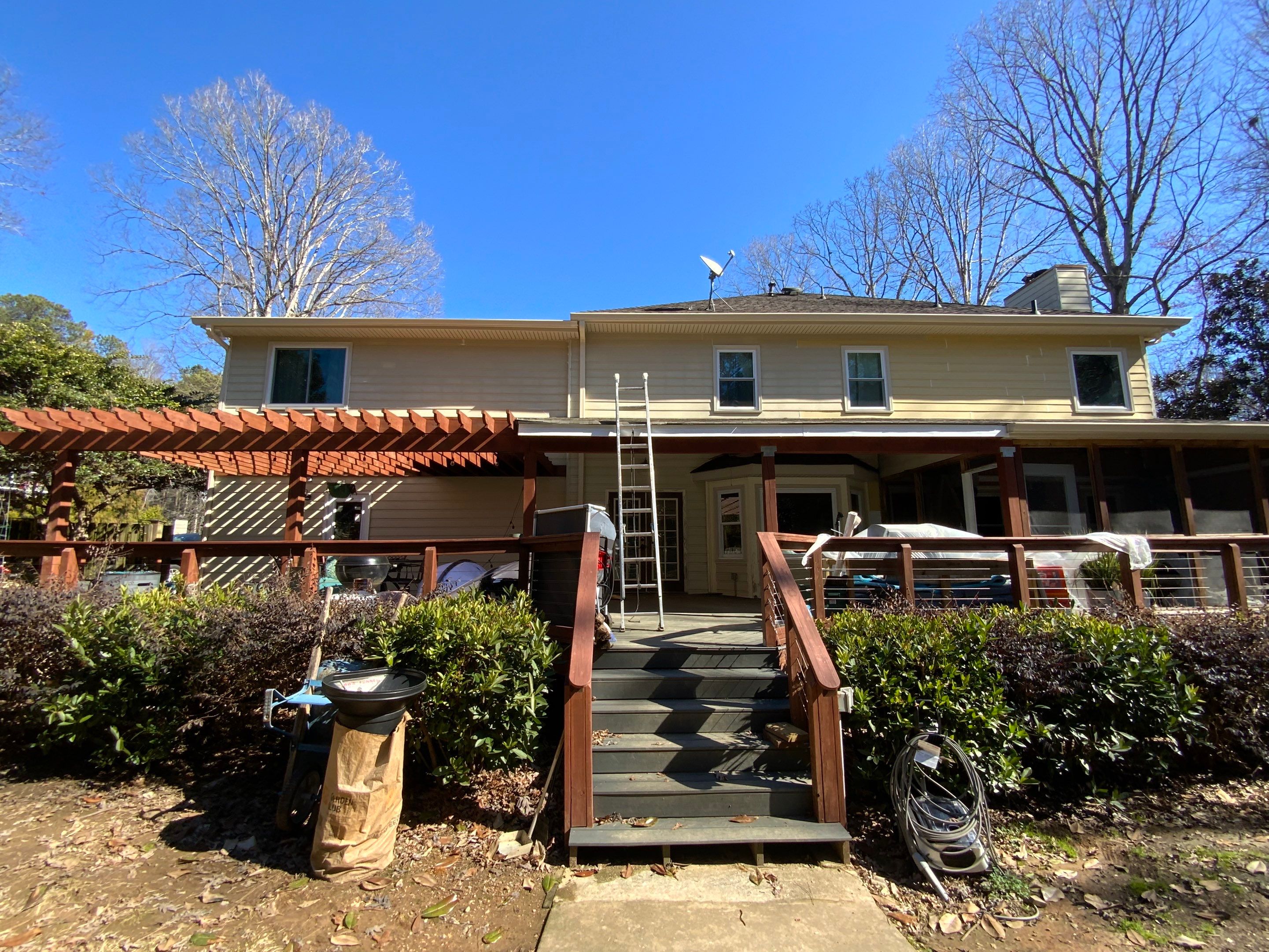 Full Exterior Painting and Color Transformation in Roswell, Georgia by Swift Home Renovations