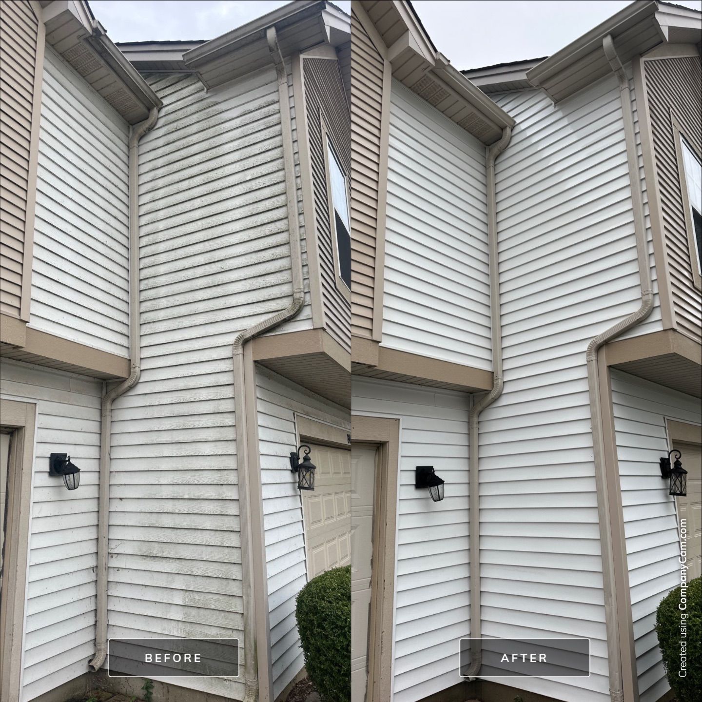 Project in Wonder Lake by Simmons Power & Soft Washing