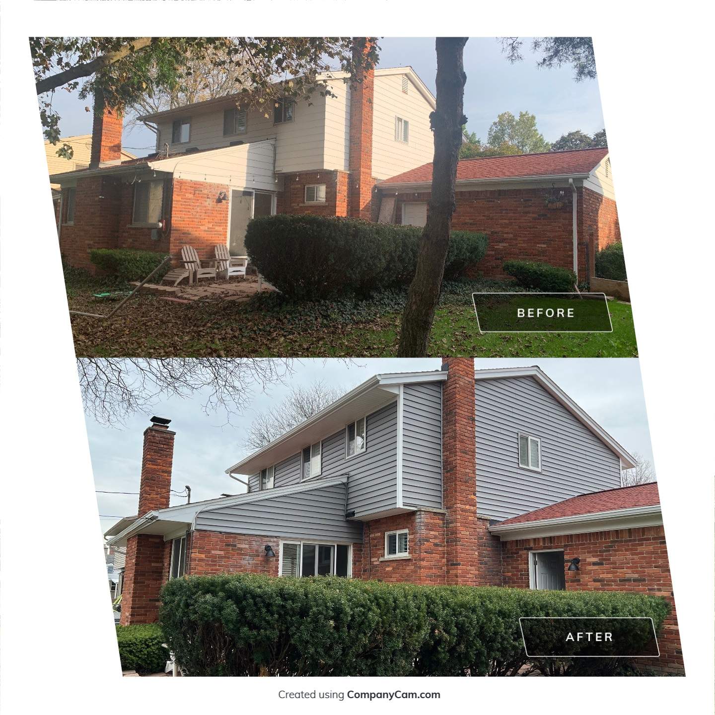 Vinyl Siding Replacement - Private Residence  by Bloomfield Construction & Restoration