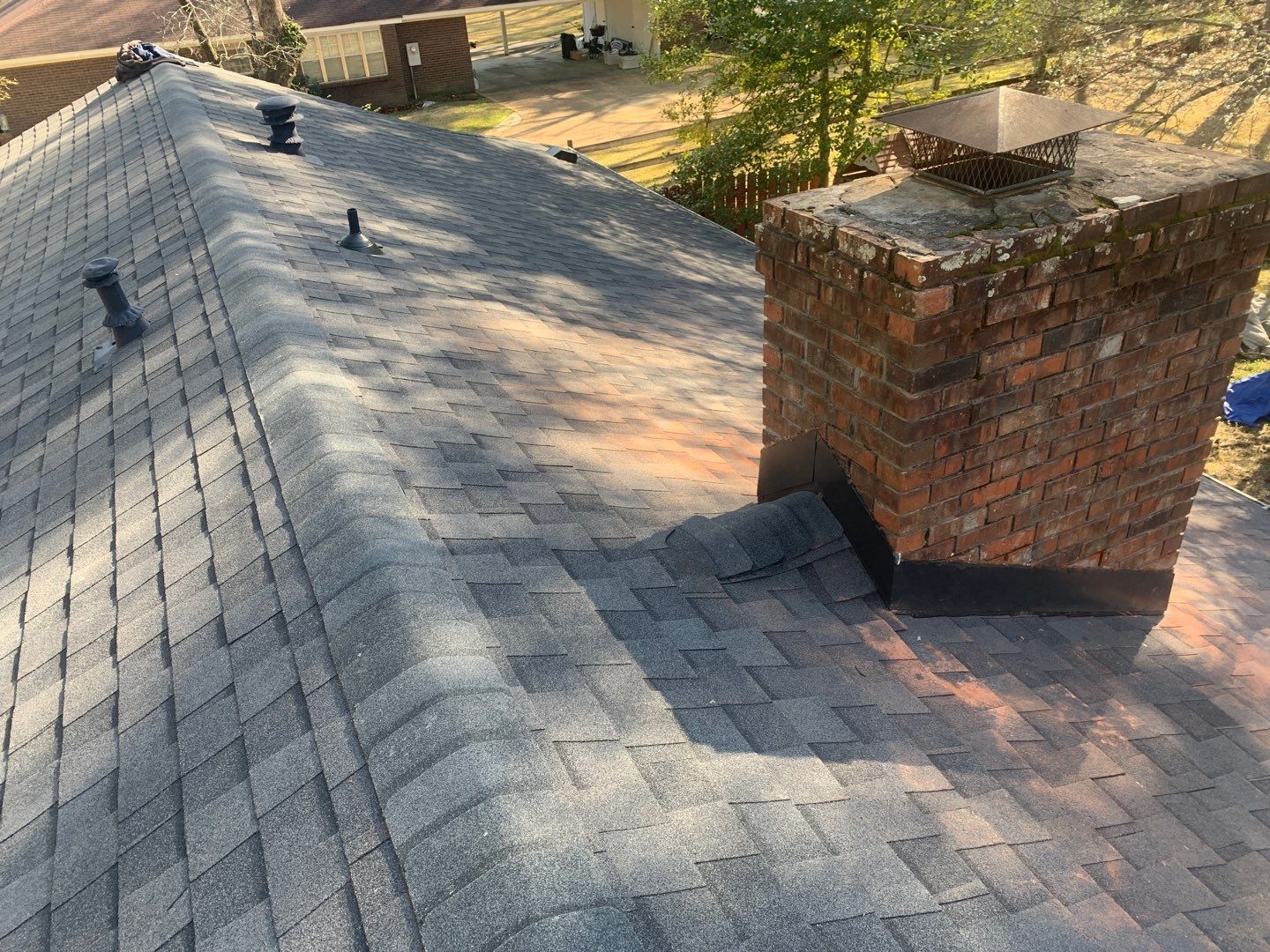 Roof Replacement with Custom Flashing by Halo Roofing and Restoration