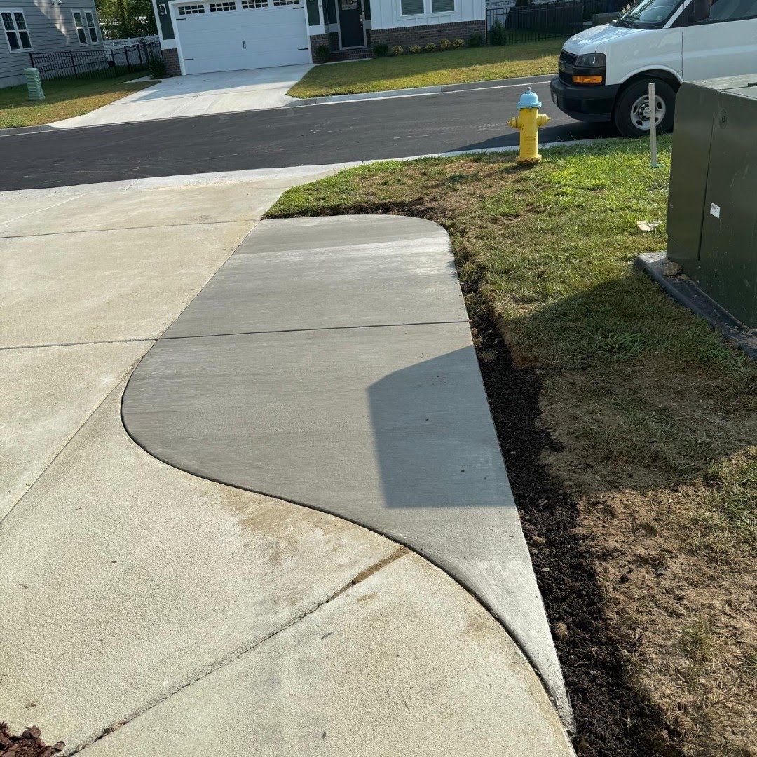 Project in Virginia Beach by Sam The Concrete Man Virginia Beach