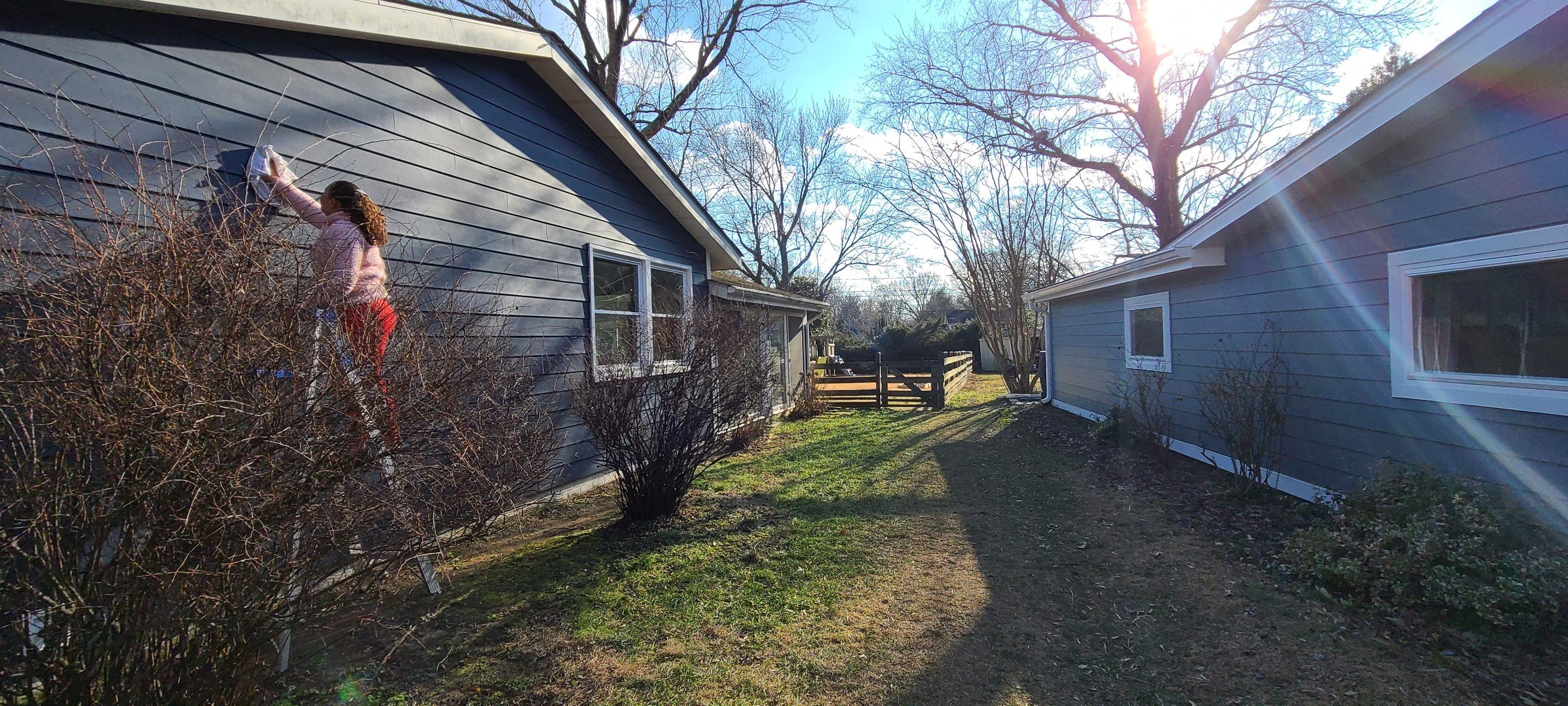 Siding Installation using James Hardie Siding with IPE accents by Window Depot of Annapolis