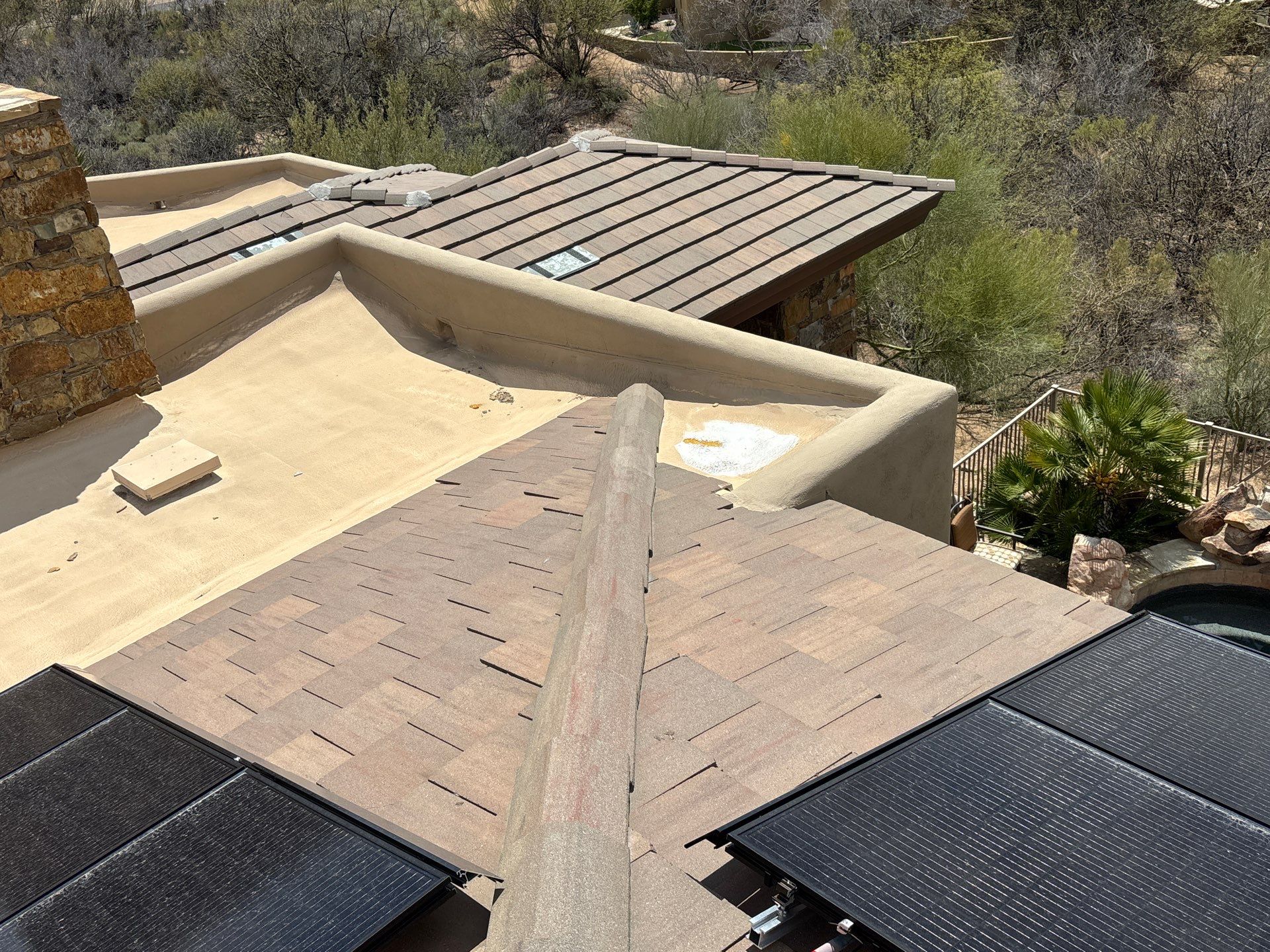 Residential Roofing Repair using Coating/Tile Roof underlayment by C&N Roofing INC