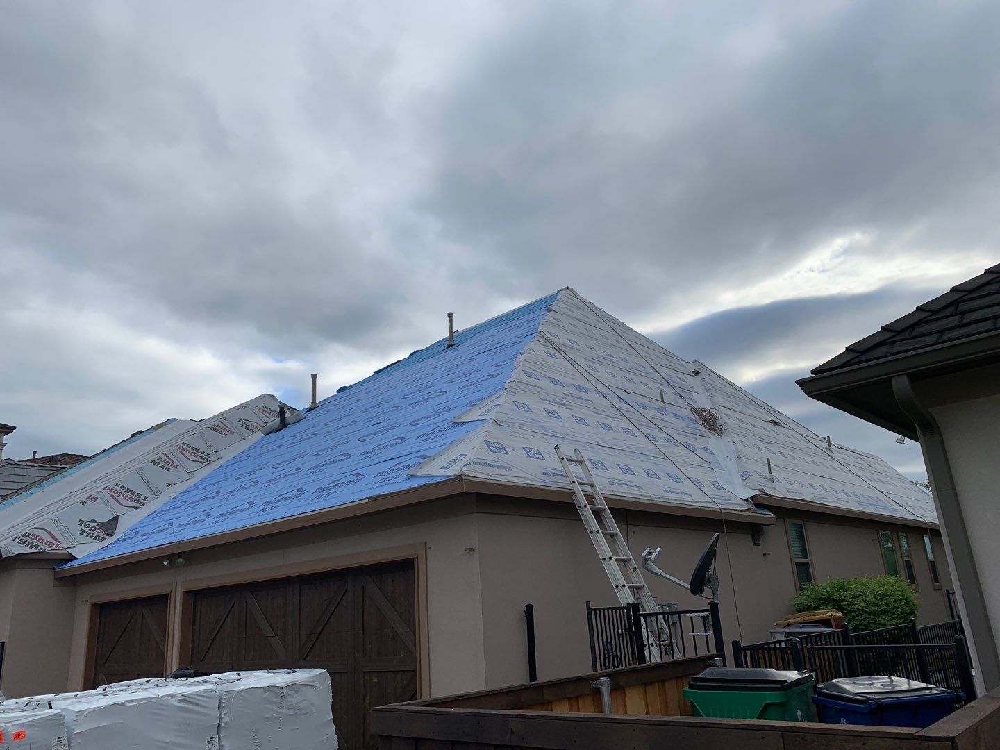 Roof Replacement using Davinci Bell Slate Shingles by Elite Roofing LLC