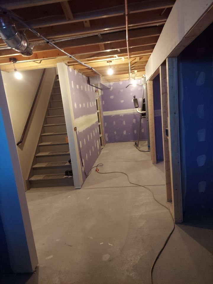 Basement Remodel by Ivy Lea Construction