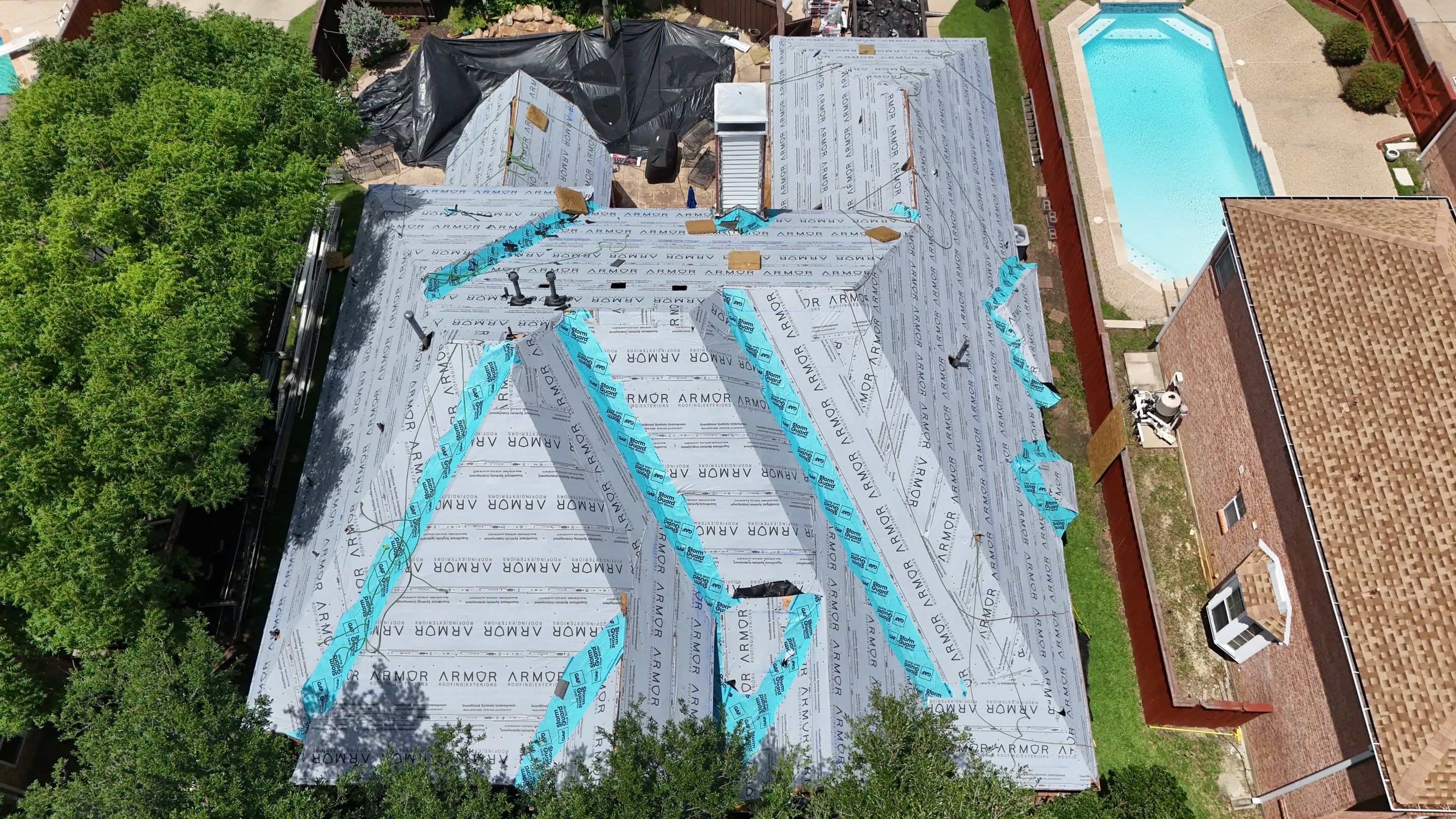 Full Architectural Shingle Roof Replacement for Plano Residence by Armor Roofing | Exteriors