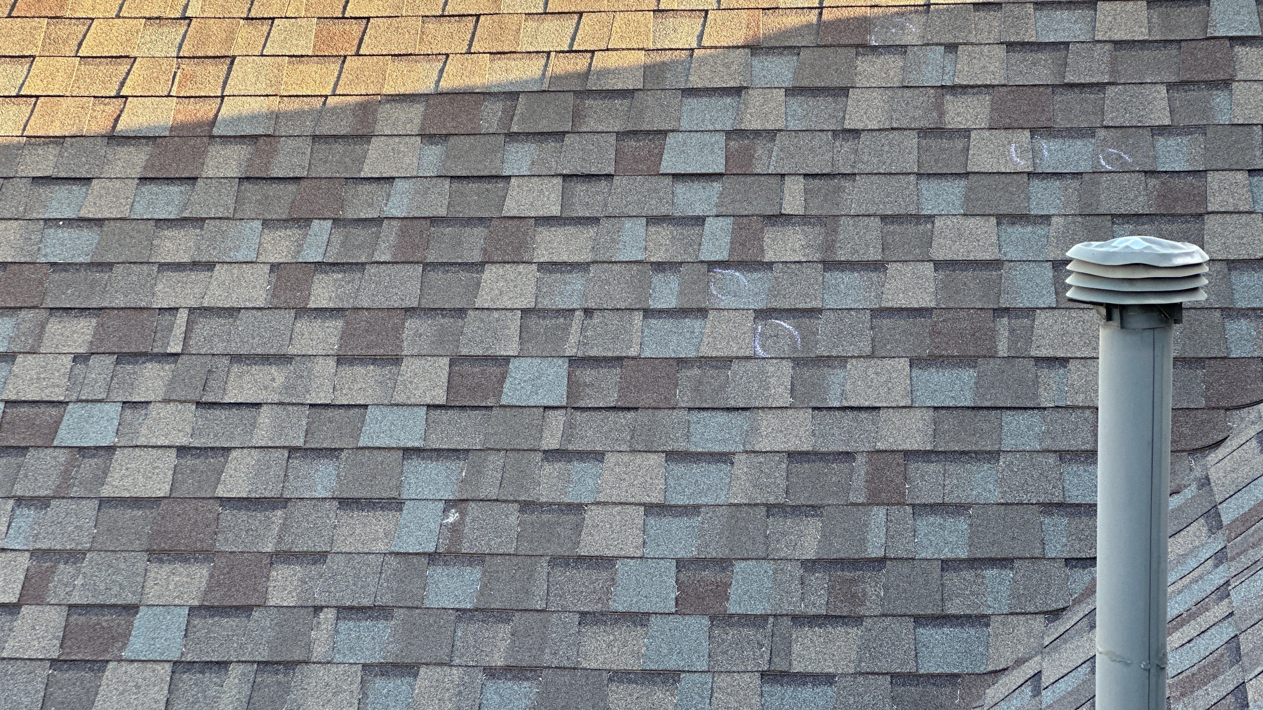 Reroof using GAF HDZ - Weathered Wood by Castillo Roofing