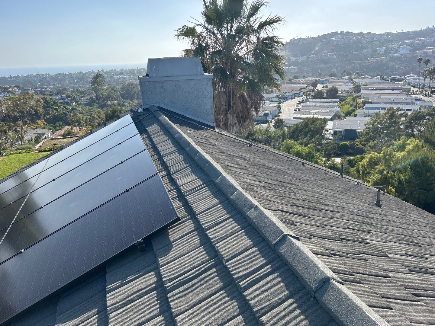 Terracotta Tile Roof Repair and Ridge Cap Sealing in Escondido by Reliable Roofing San Diego Inc.