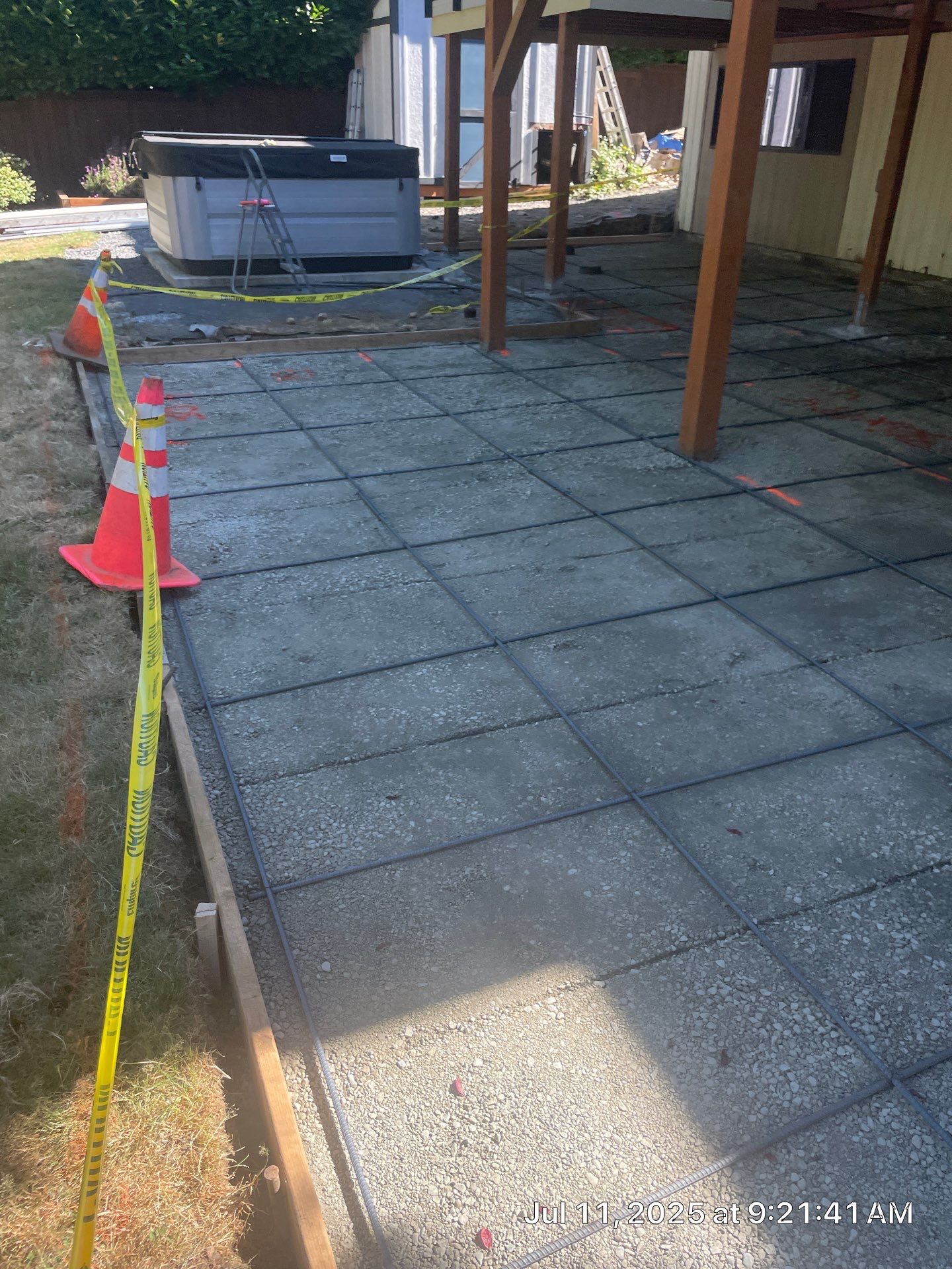 Concrete Back Patio Renovation | Edmonds  by Jireh Asphalt & Concrete Inc 