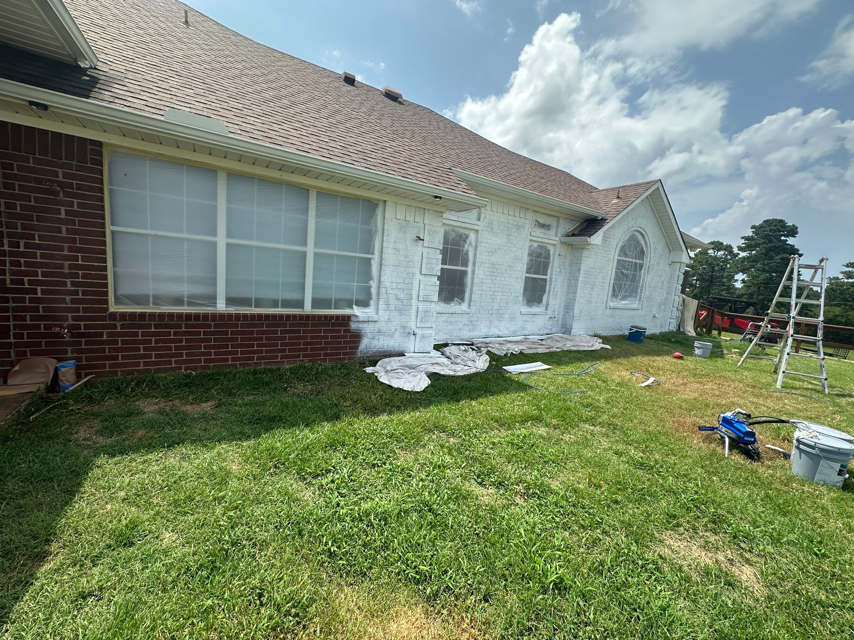 Exterior Transformation in Troup Texas by Quality Coats Painting