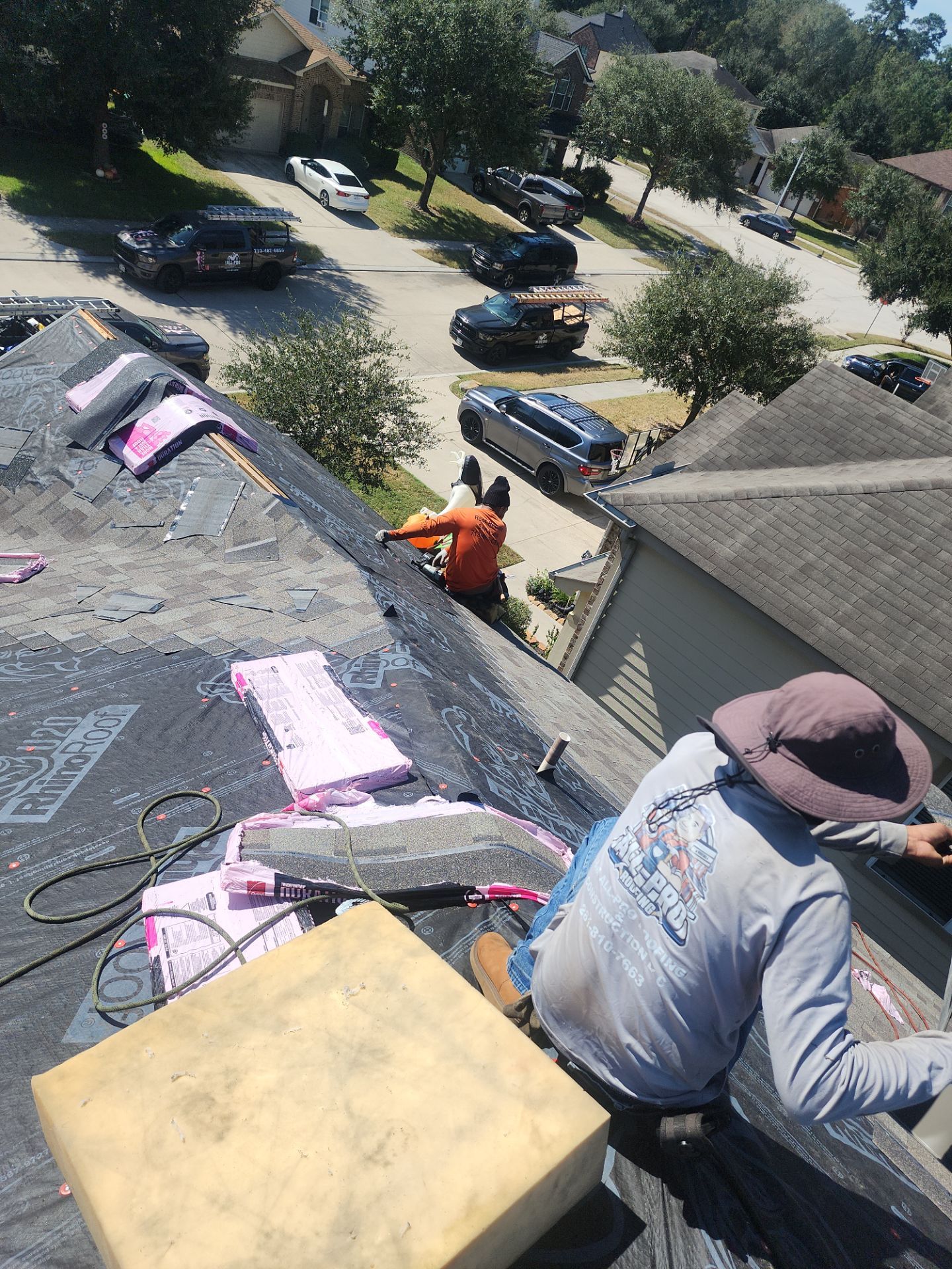 Residential Roofing Installation using Owen's Corning Duration (Lifetime) Shingles by Roof Repair Company