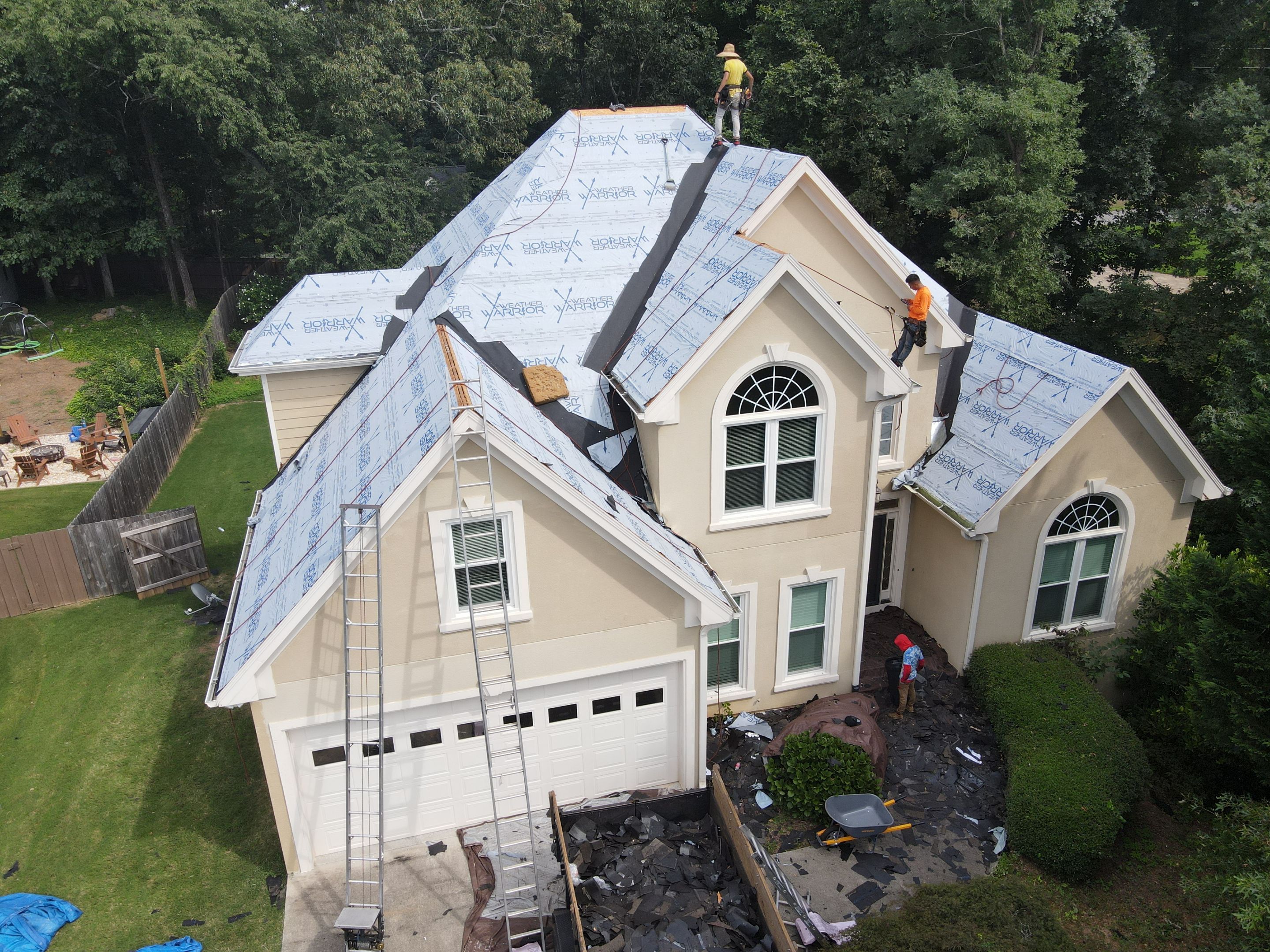 Residential Roofing Installation using Owens Corning by Inspector Roofing and Restoration