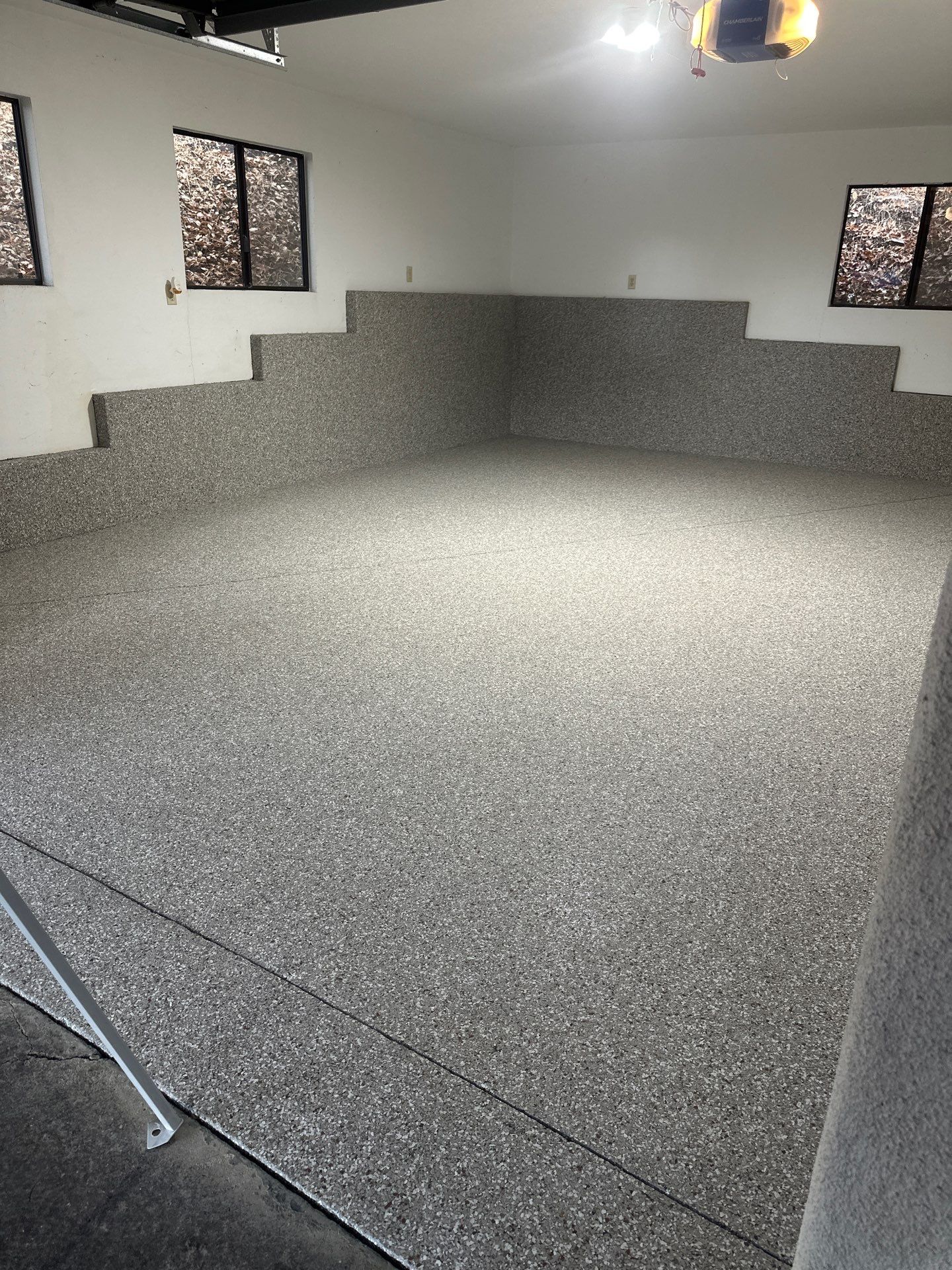 Atascadero Garage Floor Coating with Creekbed Simiron Polyurea System