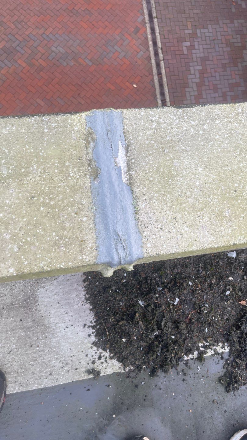 EPDM (rubber) Roof Cleaning using Honda 15lpm Low Pressure Washing Machine by Ges Exterior Cleaning ltd