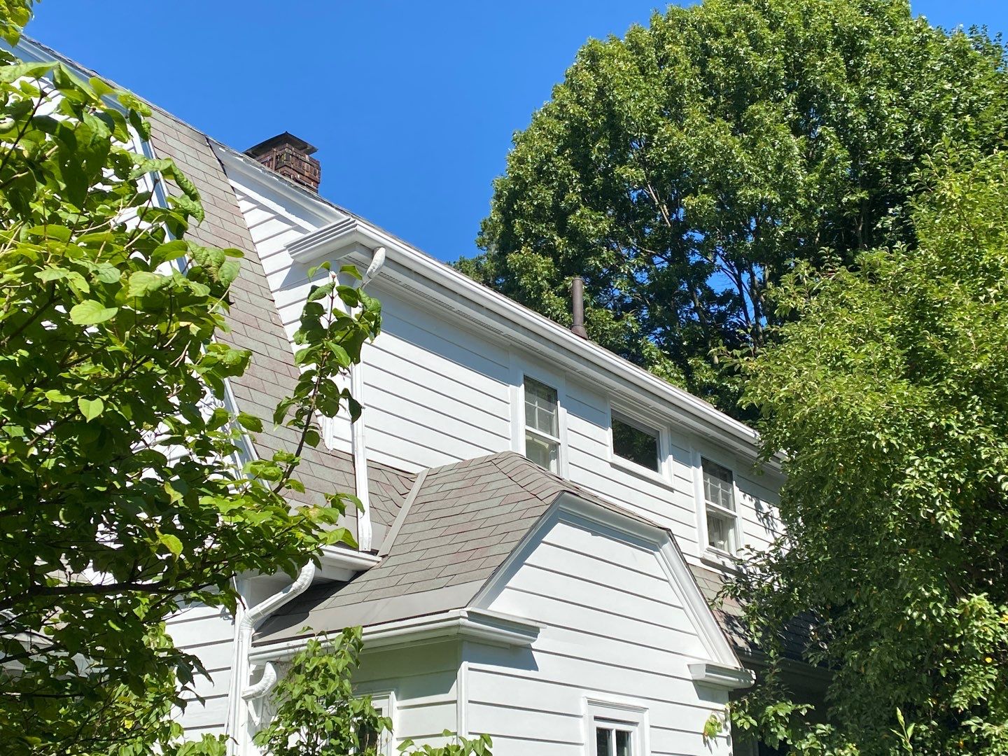 Newton, MA Gutter Installation using 4x5 FiberGlass Gutter by Gutter Pro Enterprises