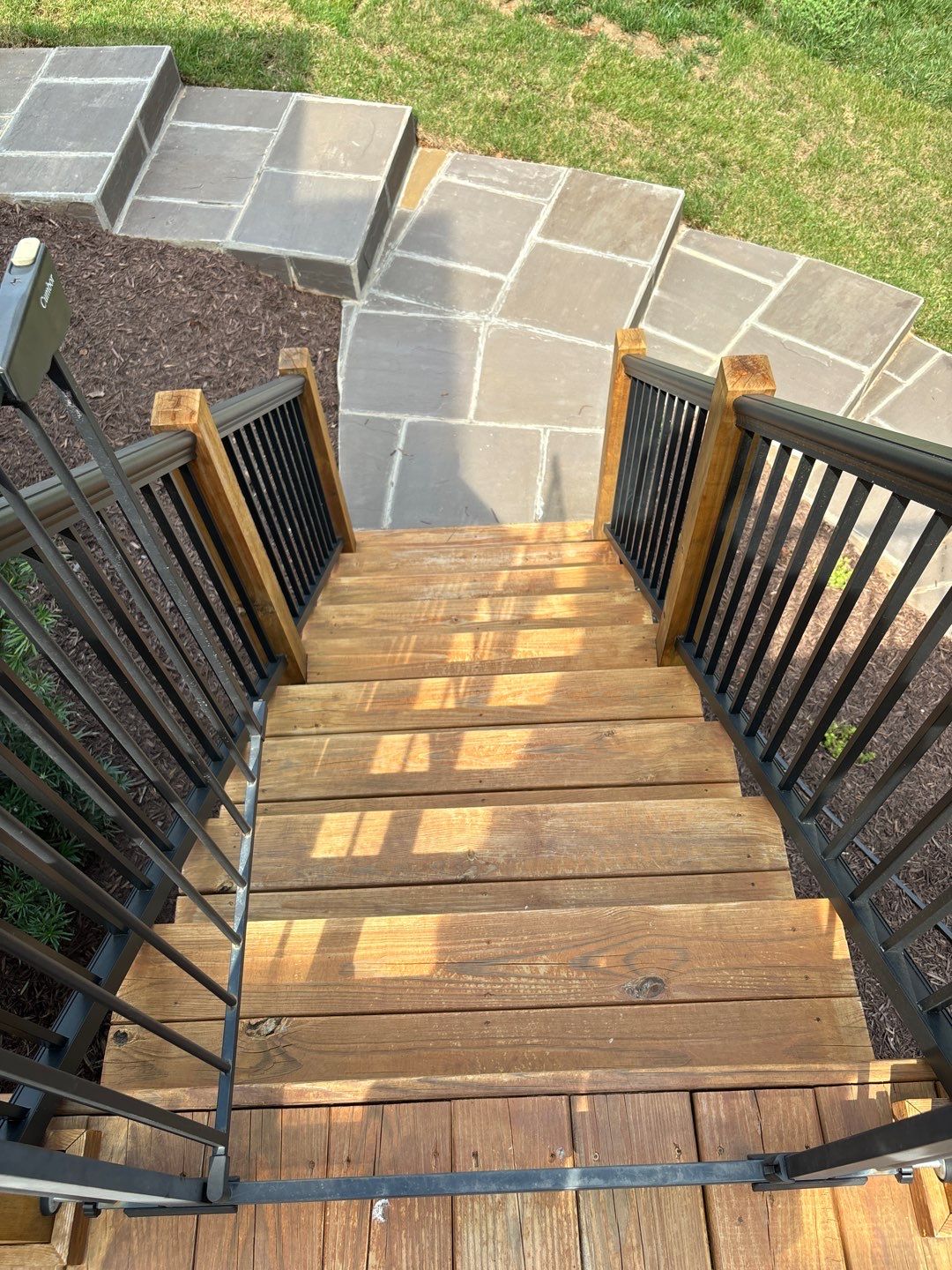 Weathered Deck using Wood Sealant and Wood Stain by DuraSeal