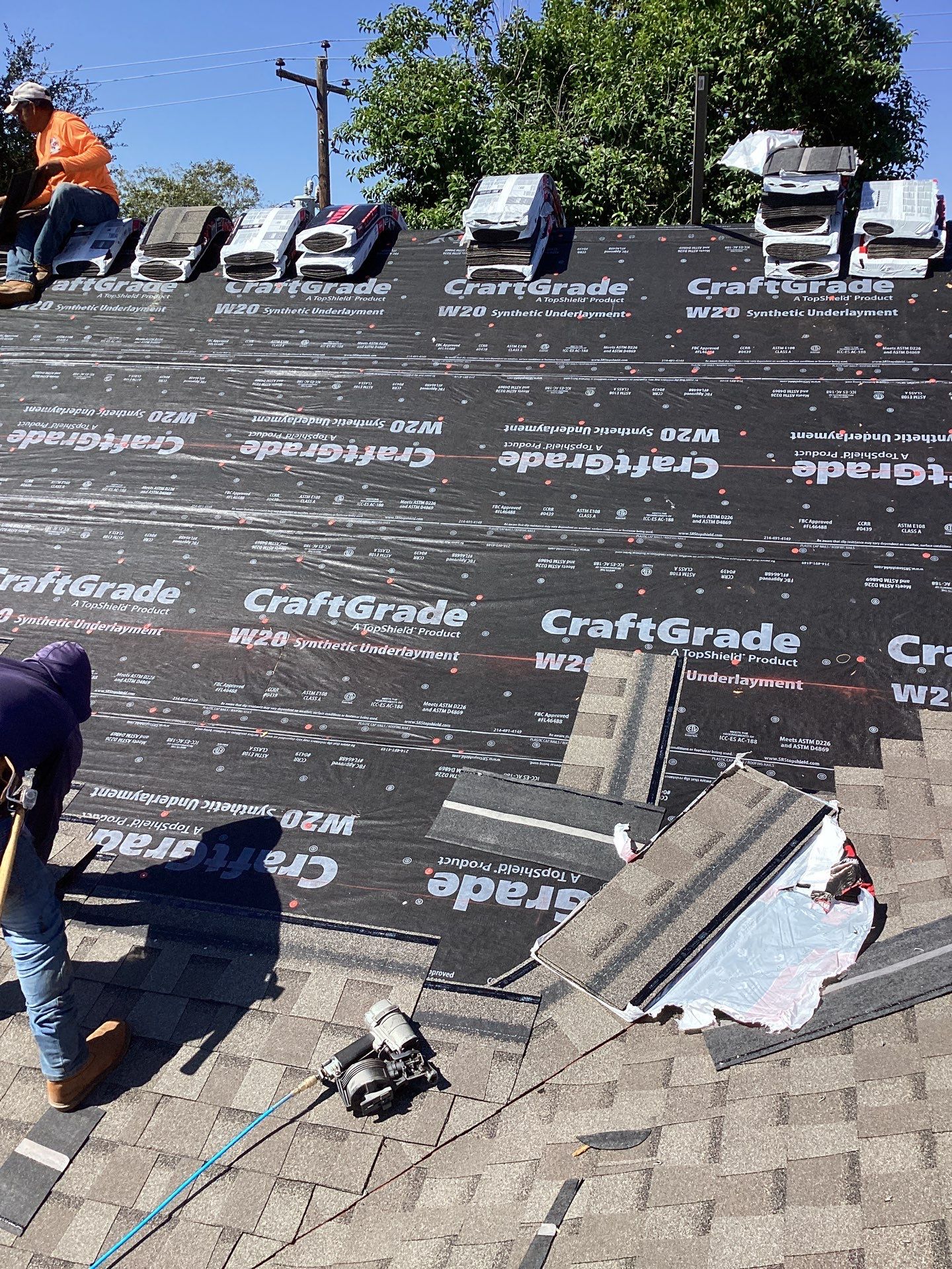 Residential Roofing Repair using Owen's Corning Duration (Lifetime) Shingles by Roof Repair Company
