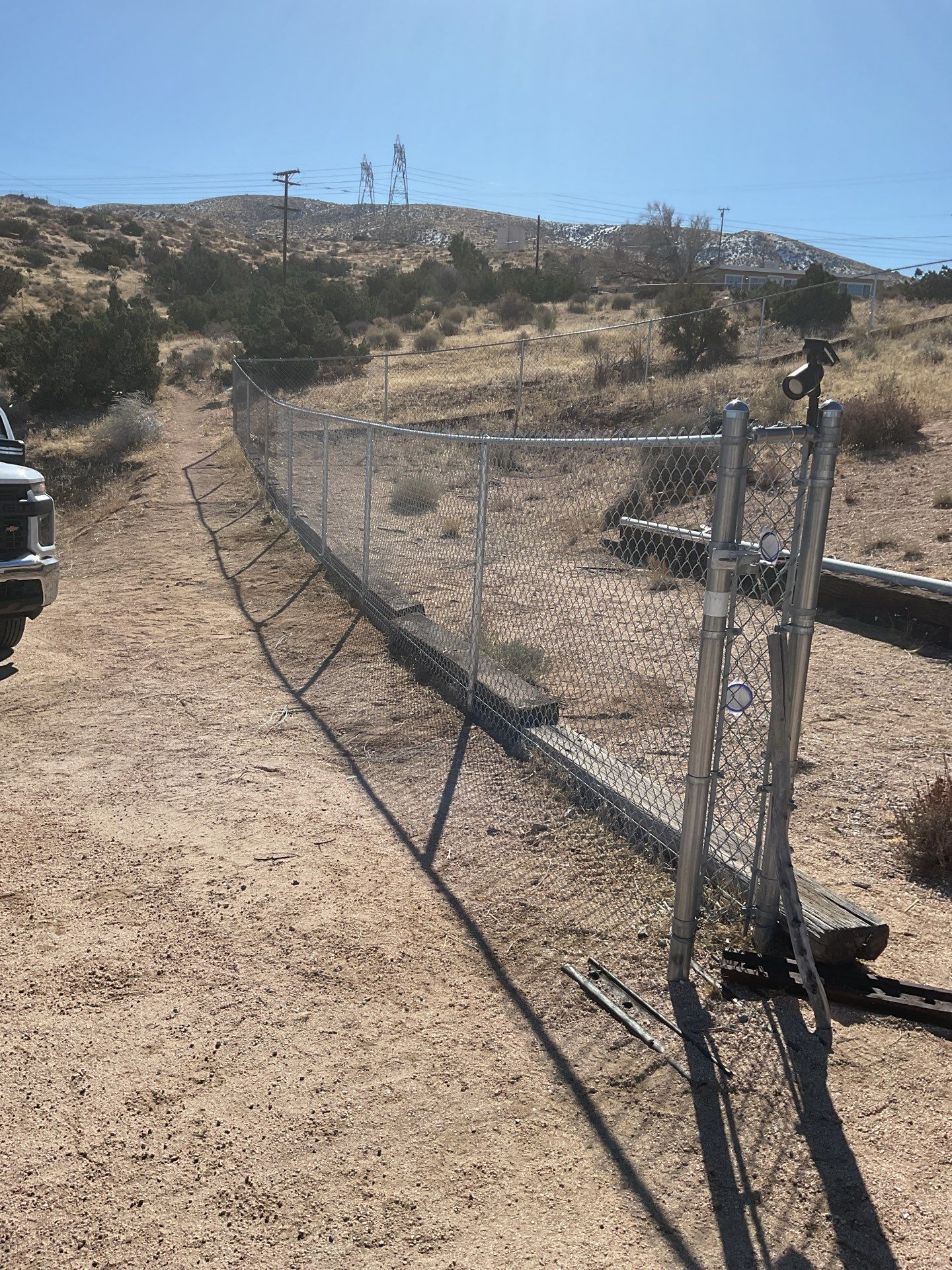 Fence Repair using chain -link by Fence Guys Inc. 