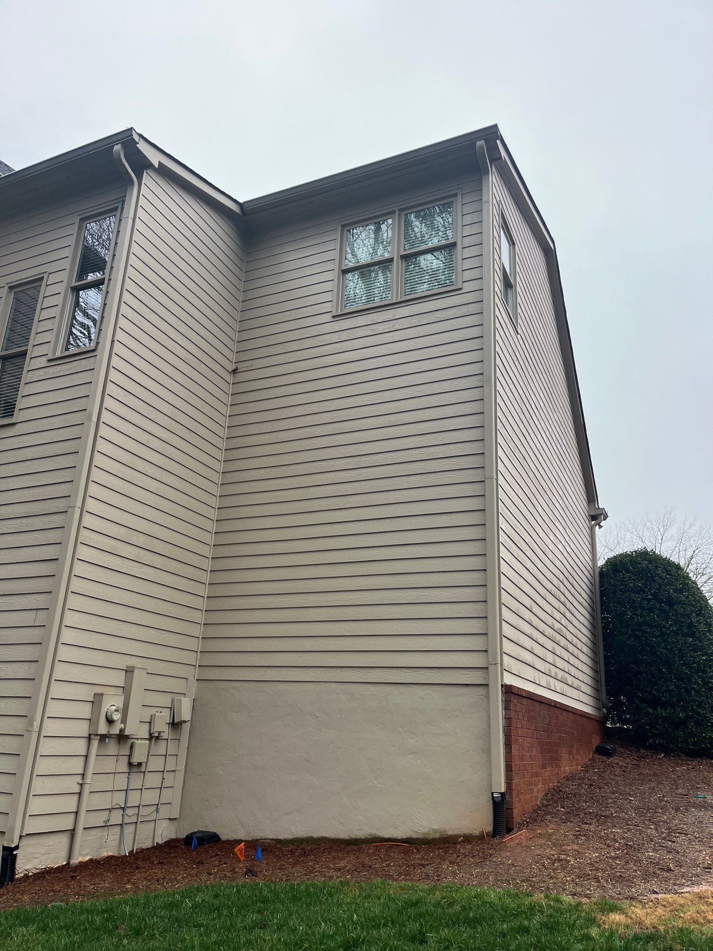 James Hardie Siding Replacement, Rotten Wood Replacement, Exterior Painting, and Front Porch Column Replacement by Nelson Exteriors 