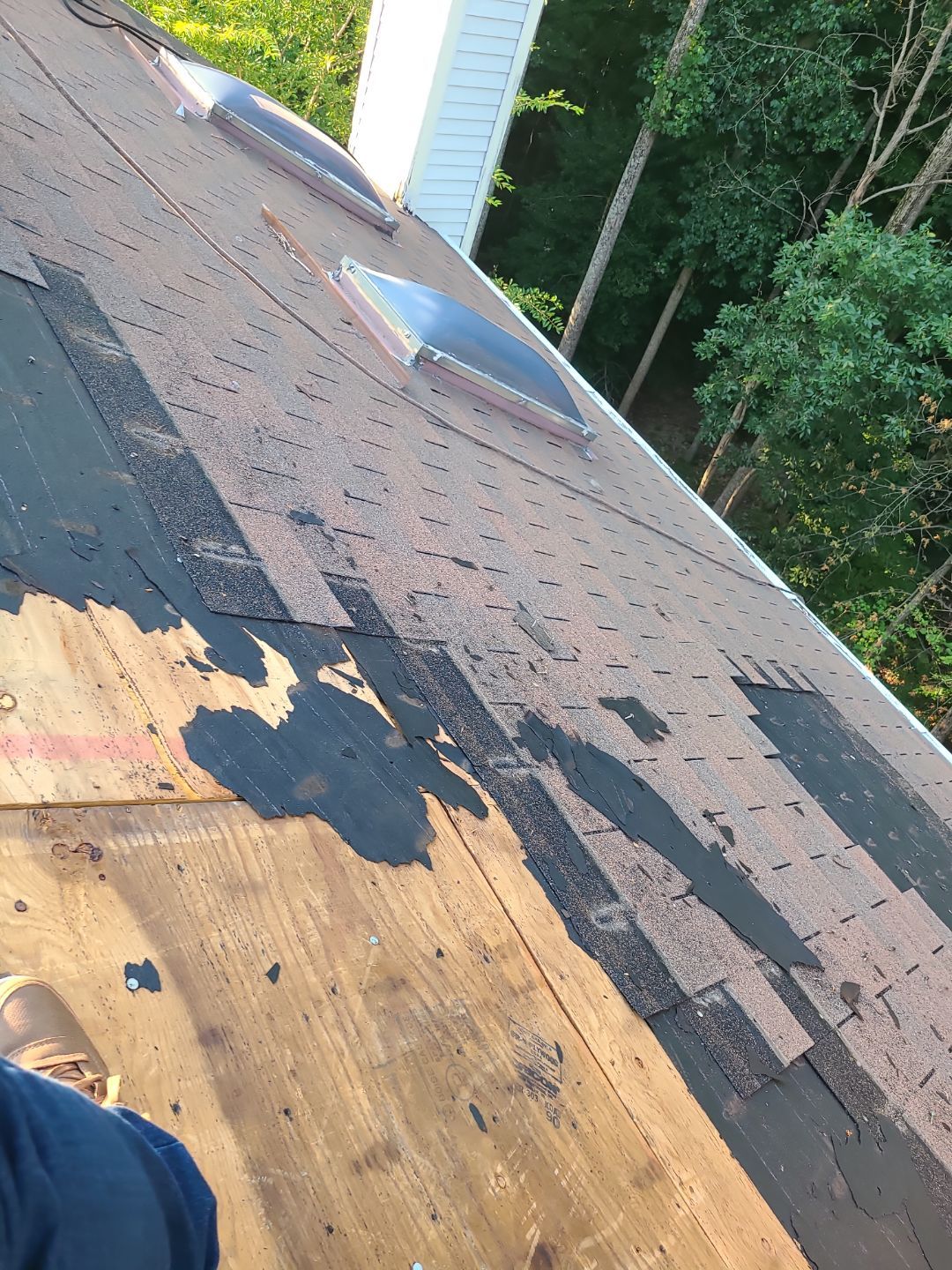 Montclair: Roof Installation with CertainTeed Landmark Designer Shingles in Burnt Sienna by RM Banning, Inc.