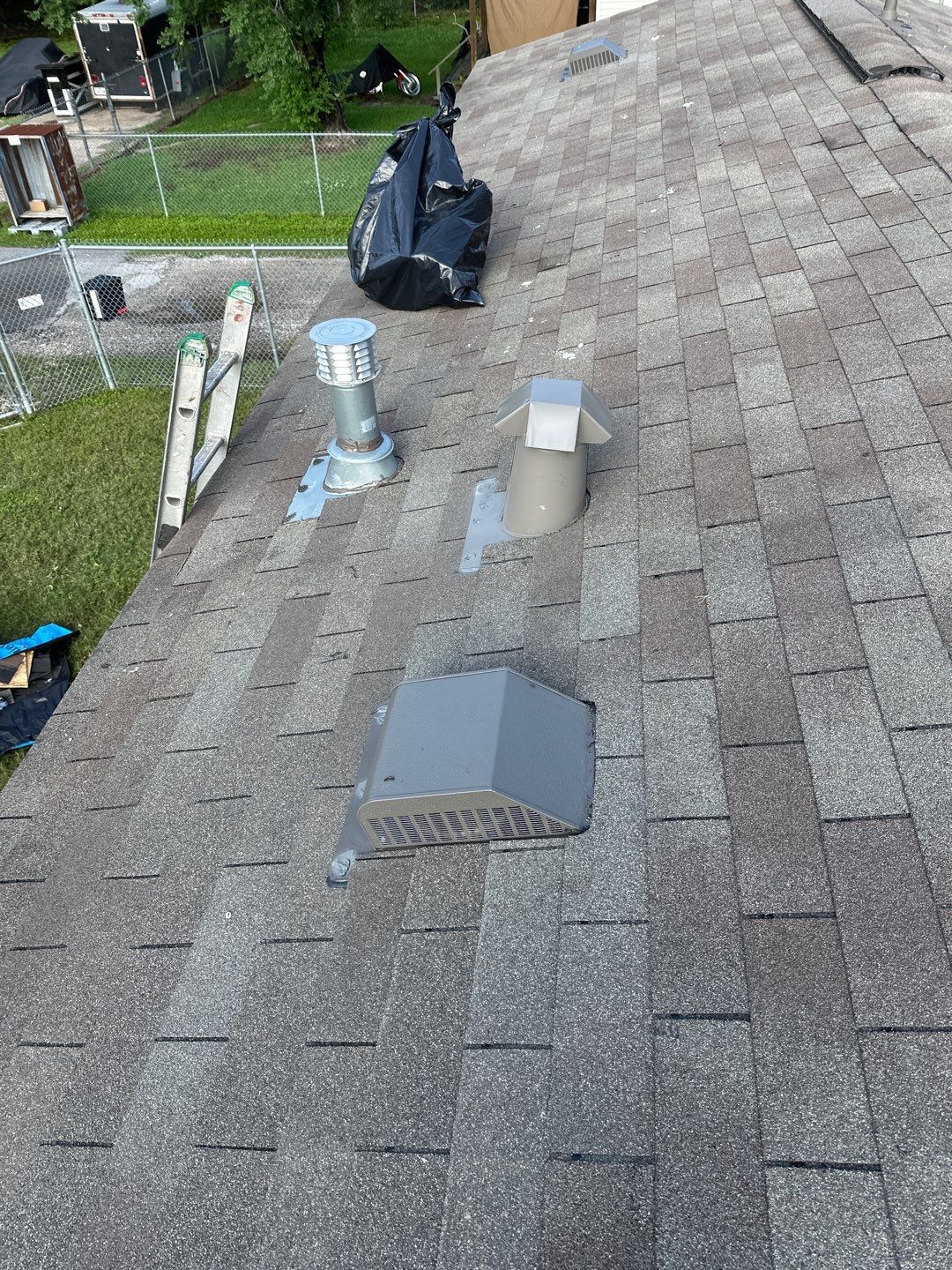 Hail Damage using Owen's Corning Duration (Lifetime) Shingles by Roof Repair Company
