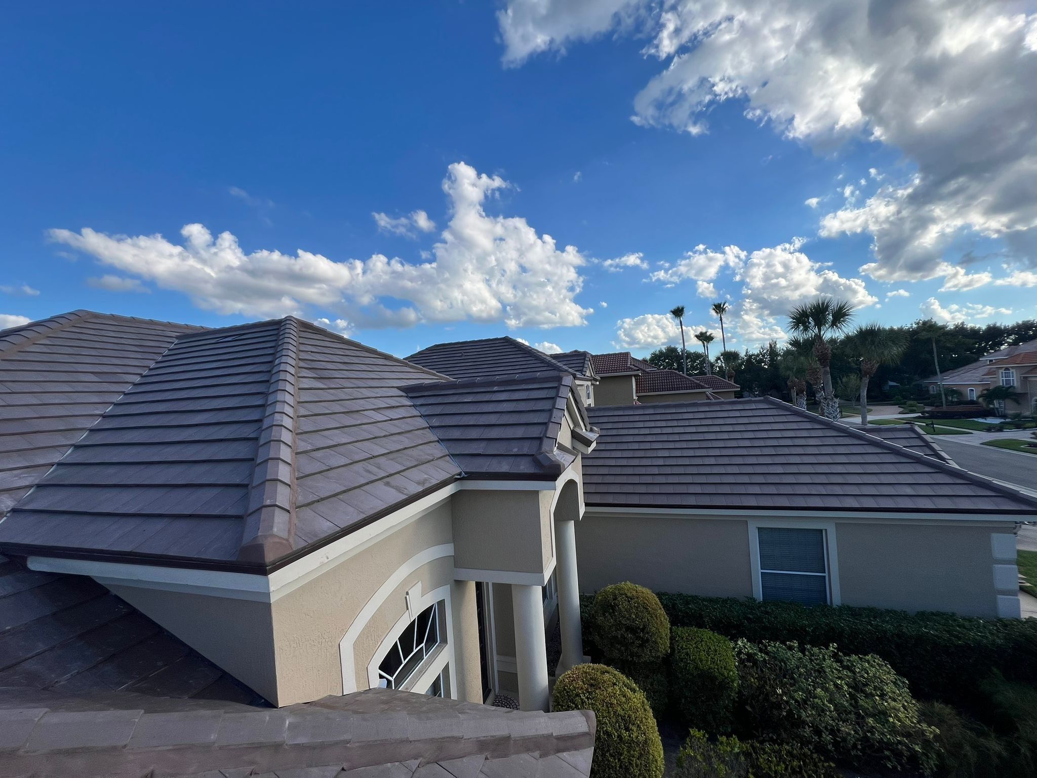 Full Concrete Tile Roof Replacement with Polyglass Underlayment in Orlando by Fortified Roofing Solutions Corp.