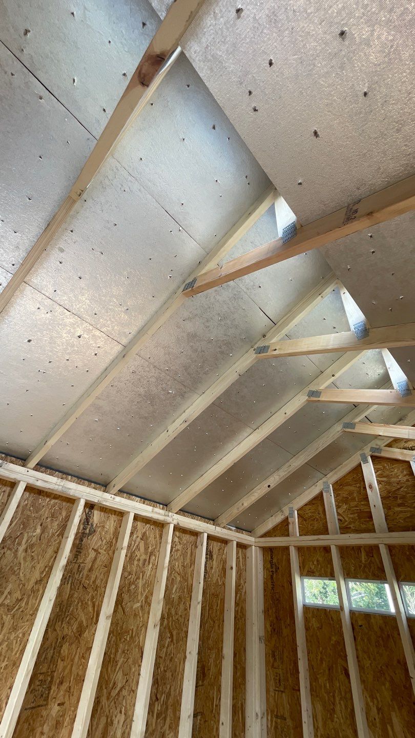 Outdoor Office Shed Interior Remodel in Longwood: From Drywall to Paint by HandyMangum