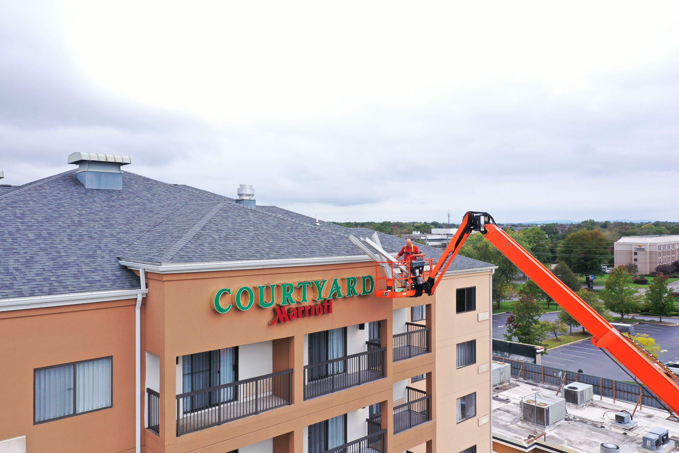 Commercial Roofing Installation using Owens Corning Duration by All Site Roofing