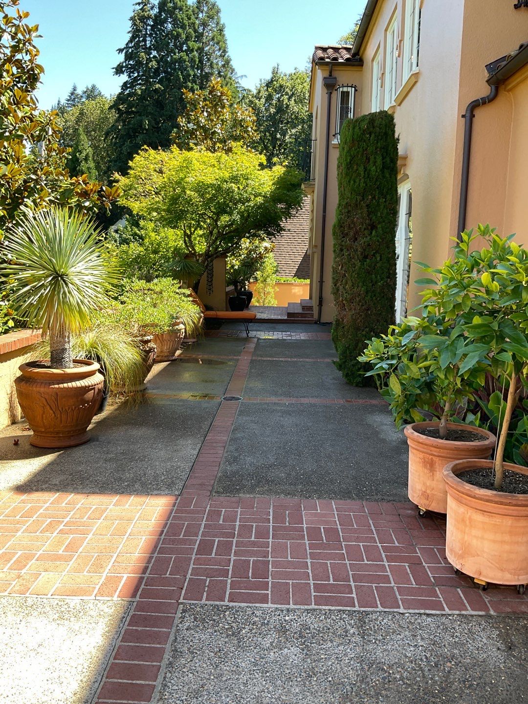 Flat work using Pressure washing no chemicals by Willamette Outdoor Wash LLC