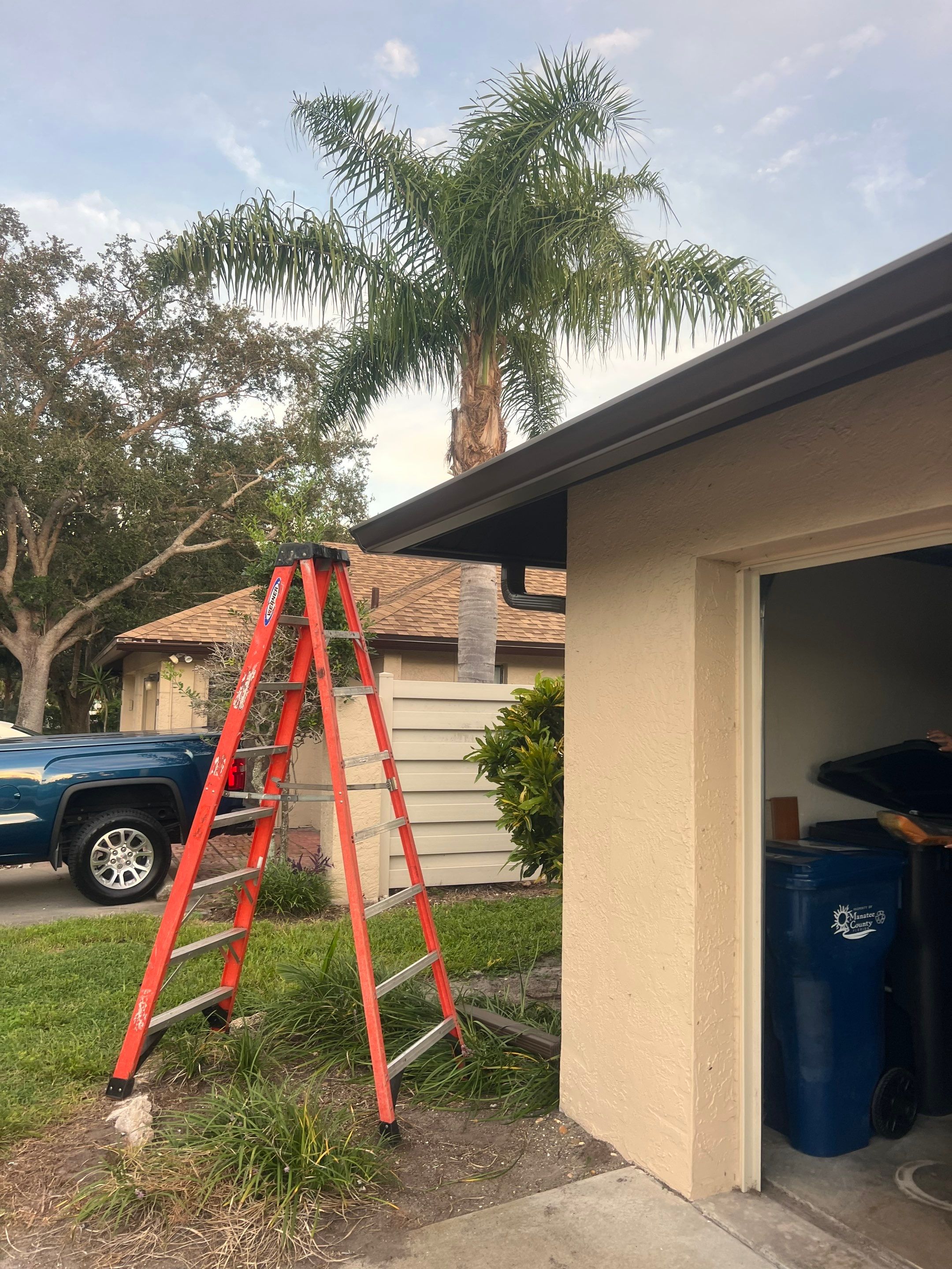 Bronze 6-Inch Seamless Gutters Installation in Bradenton FL by Gutter Professors