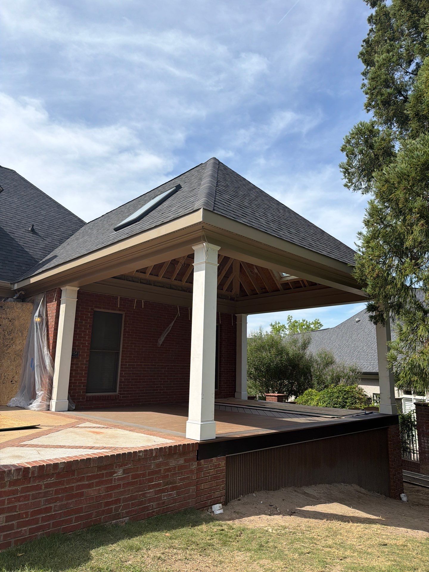 TimberTech Aluminum Deck Installation in Greer by Odio Custom Builders