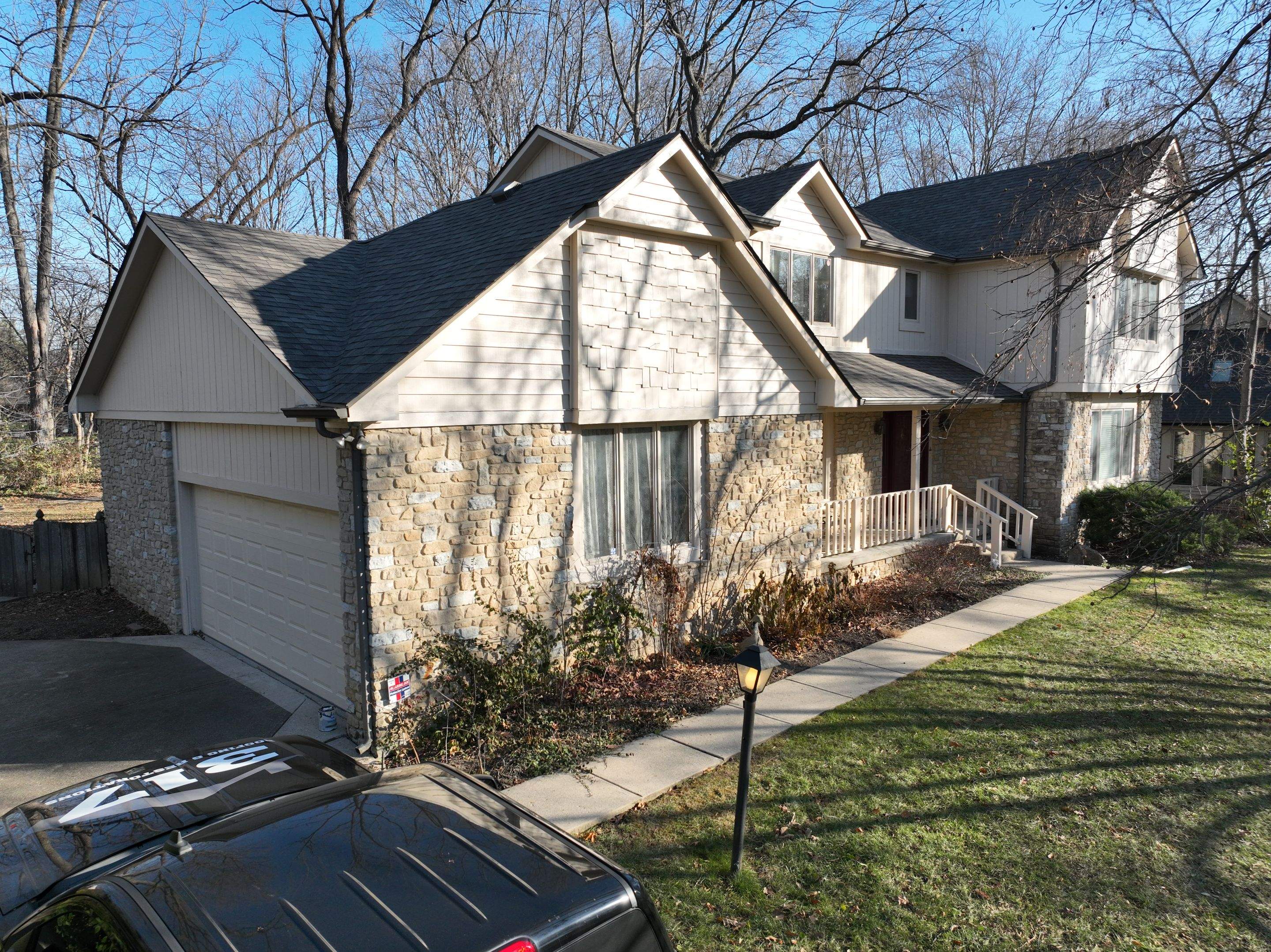 Seabreeze Roof Replacement, Exterior Siding and trim repairs and paint by 317 Roofing & Restorations