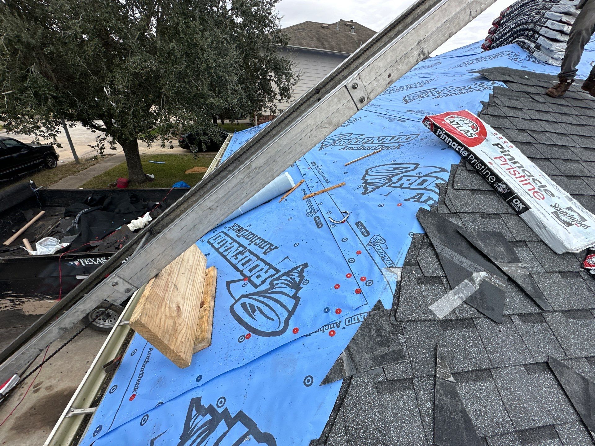 Project in Houston by Motion Roofing