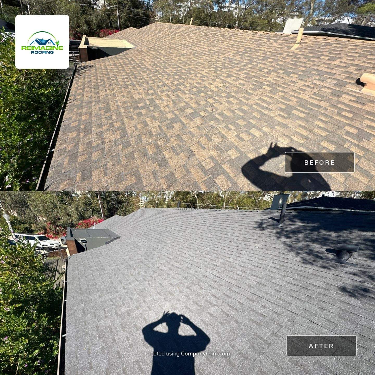 Weathered Gray Shingles by Reimagine Roofing