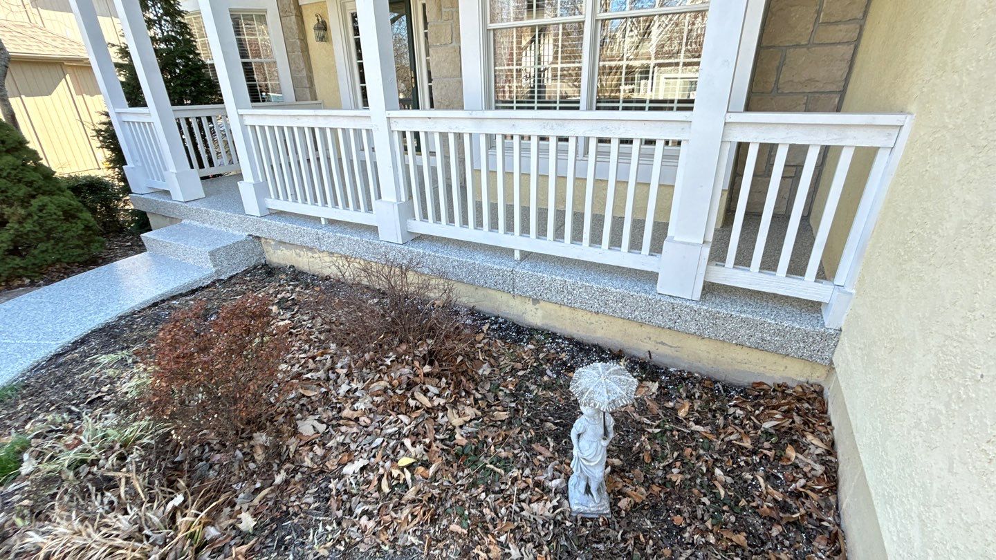 Patio using Cabin Fever by Select Painting, Coatings & Garage Cabinets