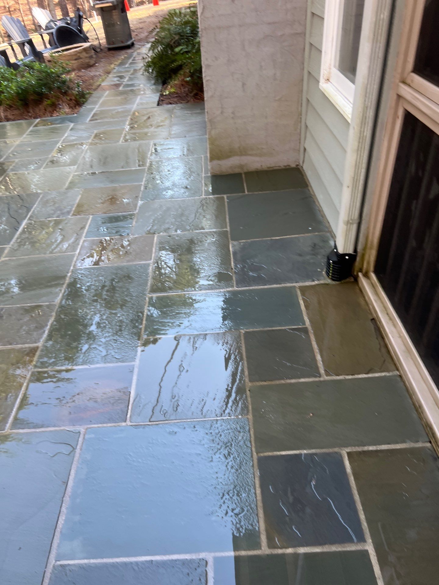 travertine  using Concrete Sealant by DuraSeal