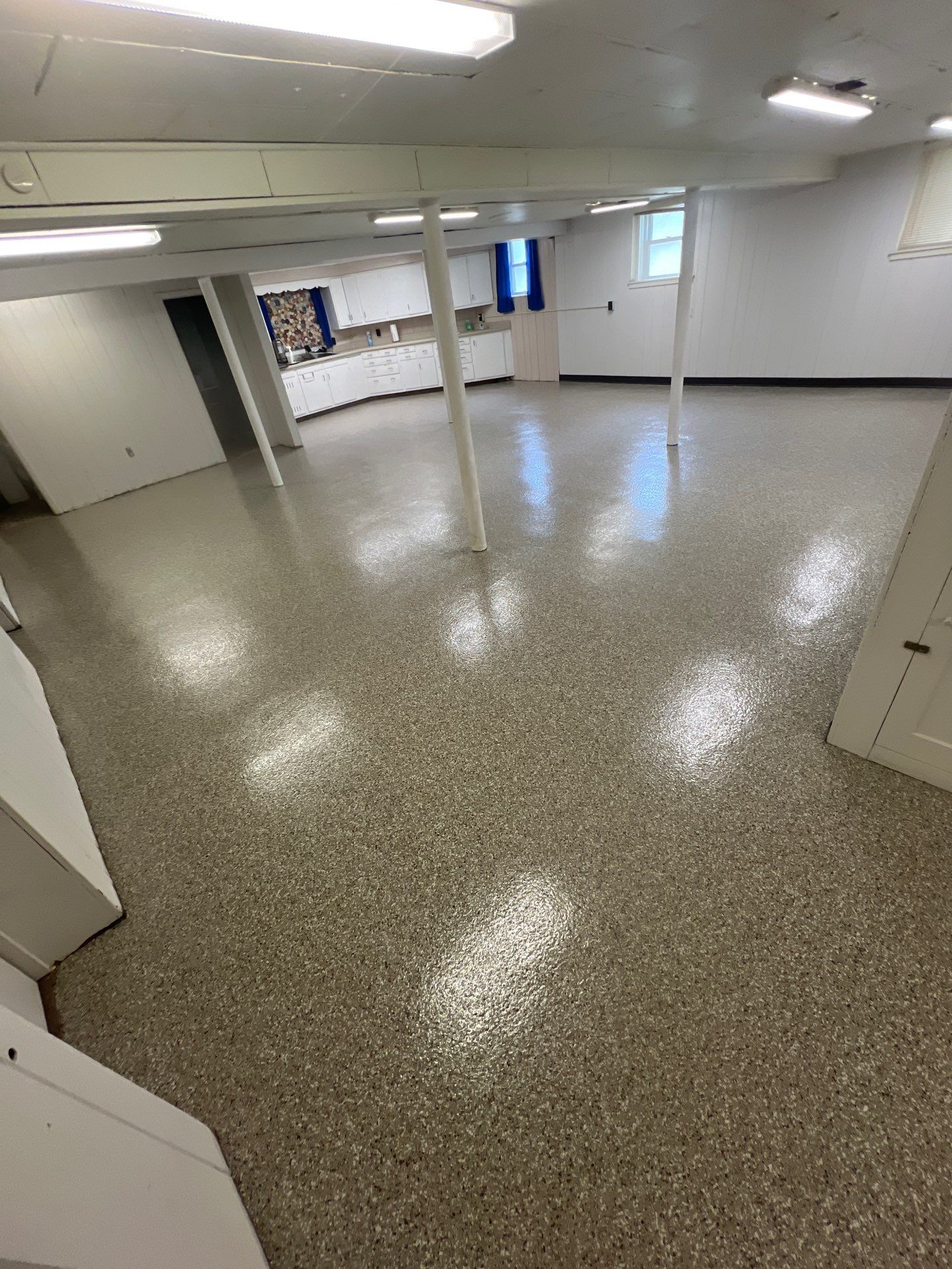 Church Basement by Freedom Concrete Coatings. 