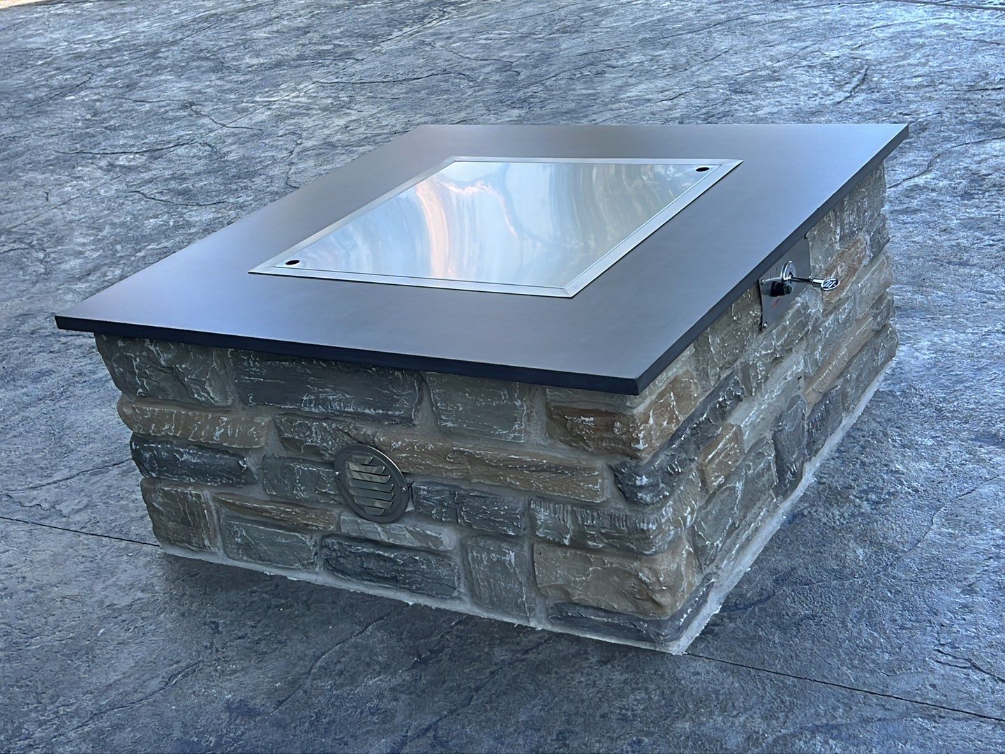 Stamped Concrete Patio by Xtreme Concrete Services