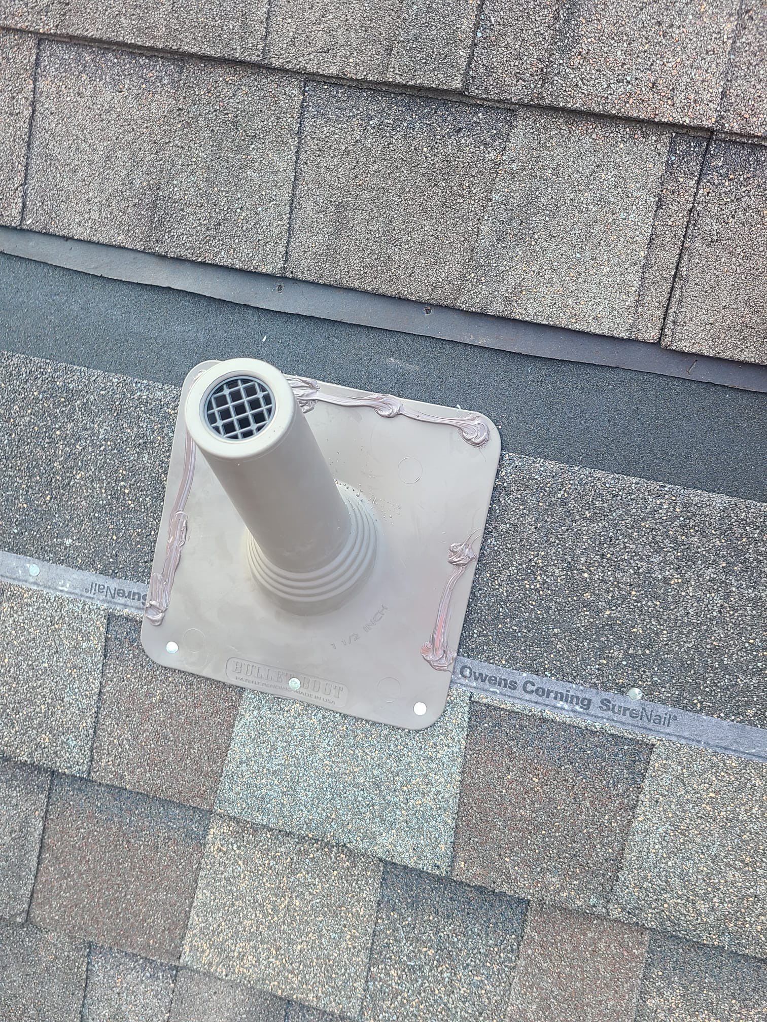 Hail Damage using Owen's Corning Duration (Lifetime) Shingles by Roof Repair Company