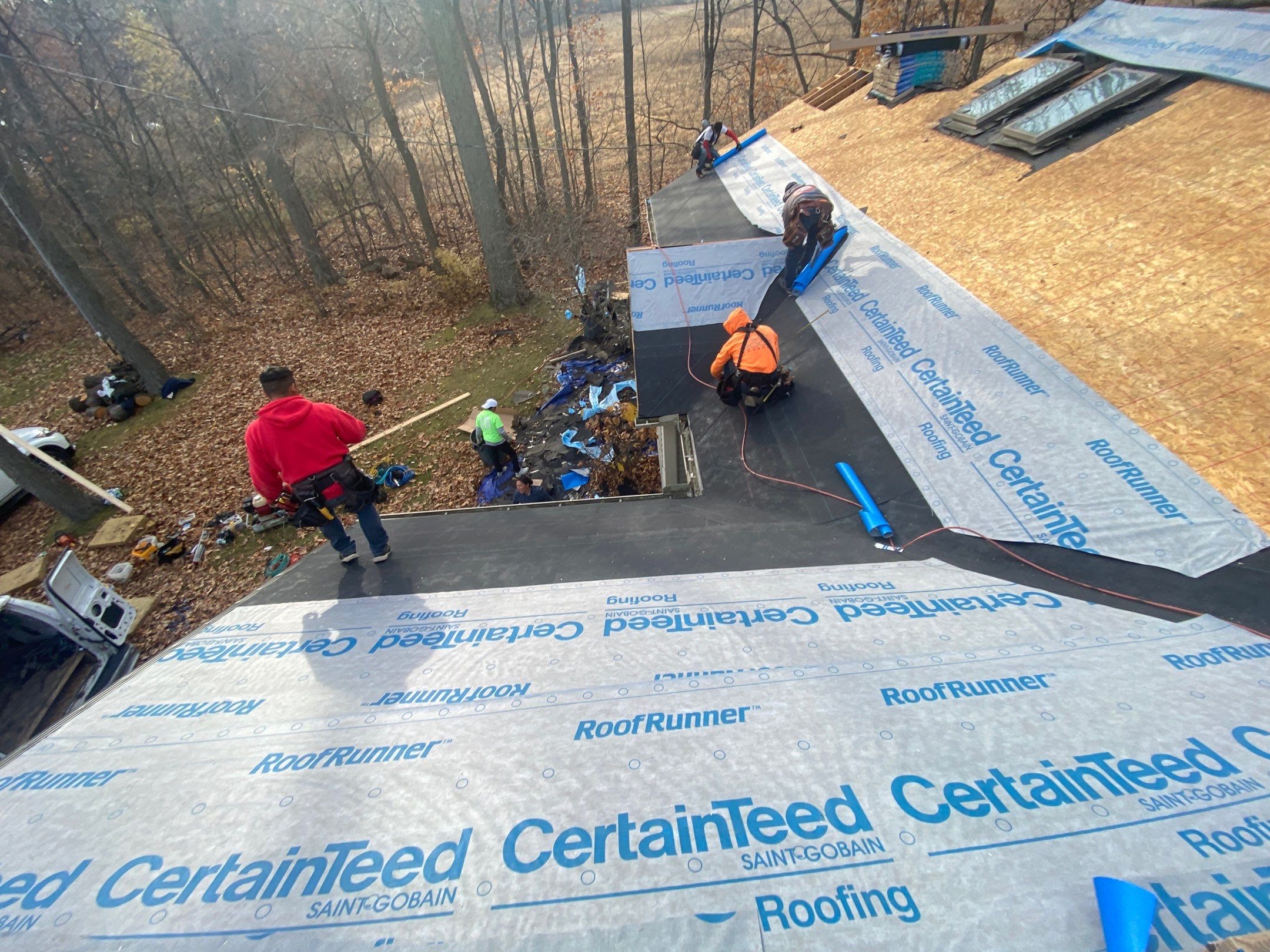Roof Replacement using CertainTeed Landmark by 180 Contractors