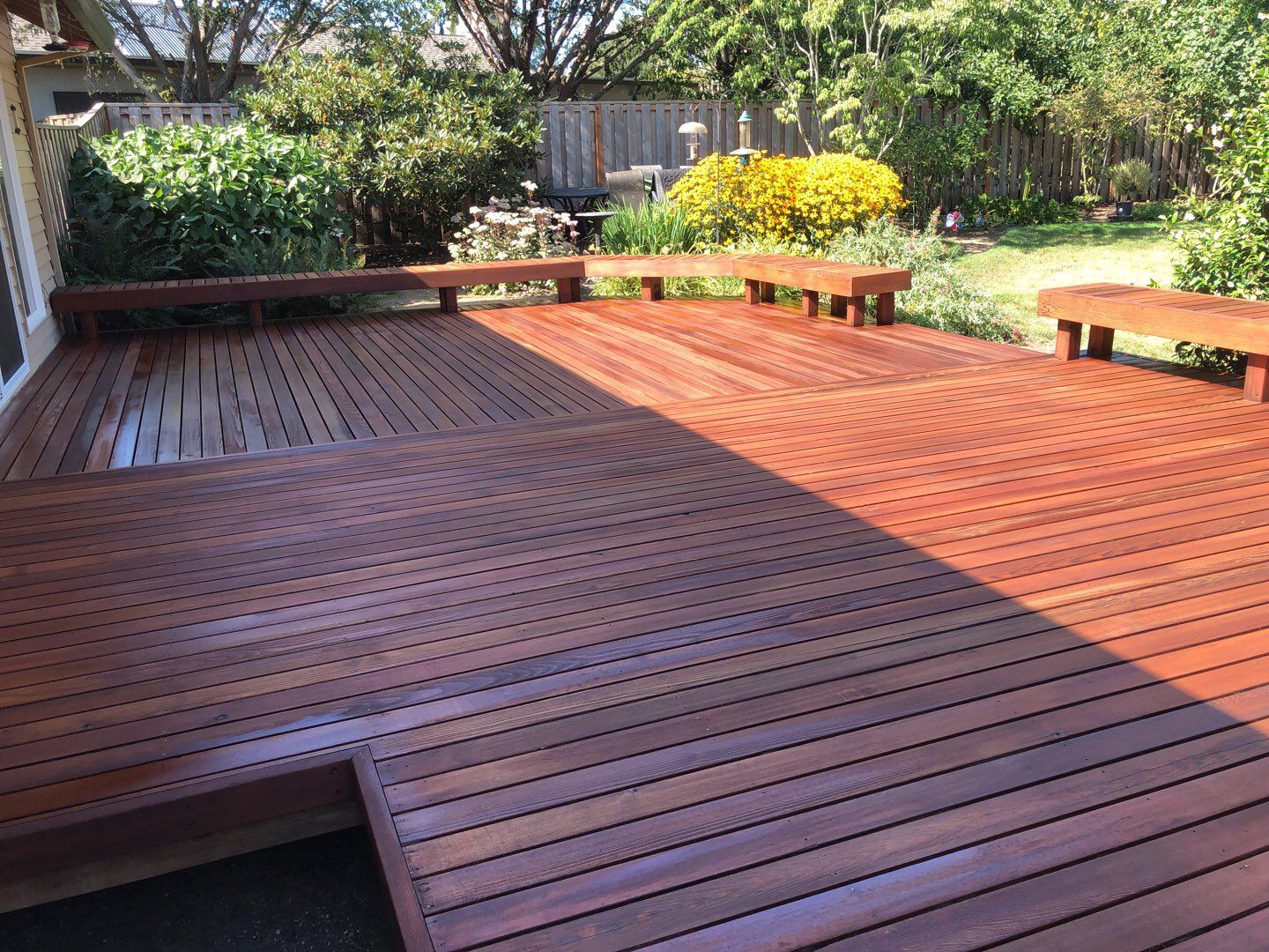 Deck Restoration using Armstrong-Clark Semi-Transparent Cedar by Paul Schopp