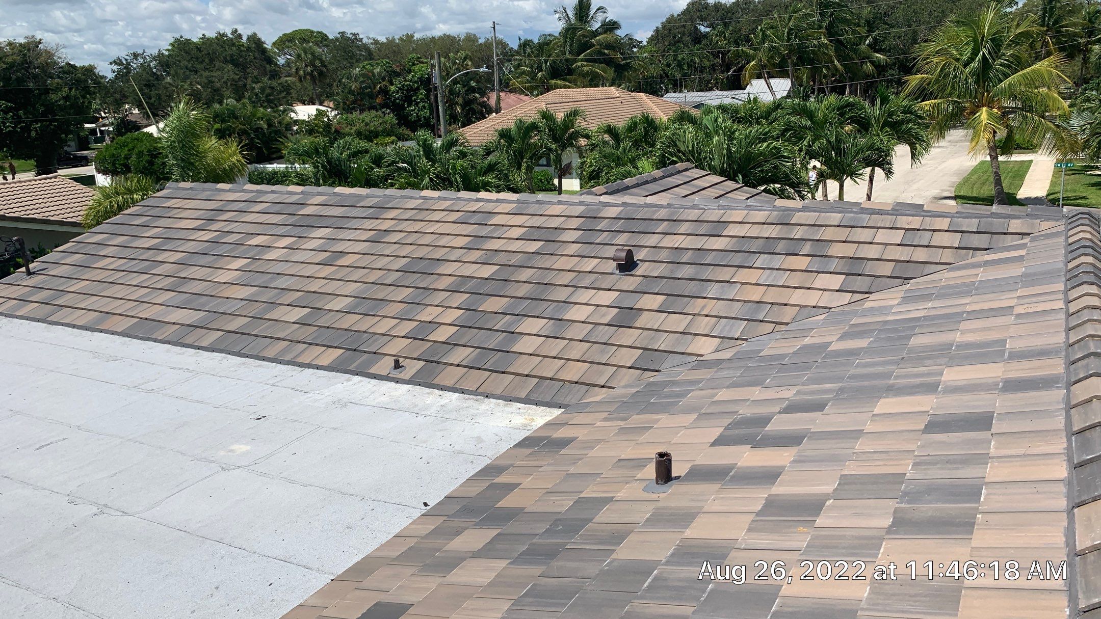Residential Roofing Installation using Eagle Roofing Tile by BLUES BROTHERS ROOFING