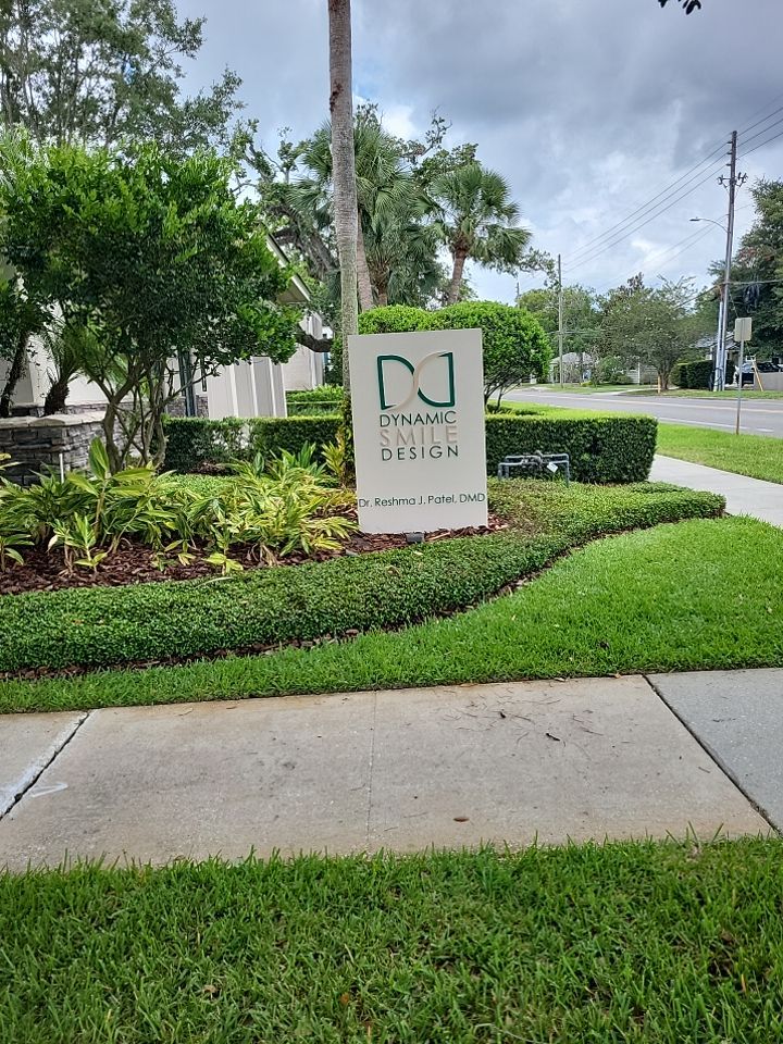 Monument Sign for Dynamic Smile Design by SignCrafters