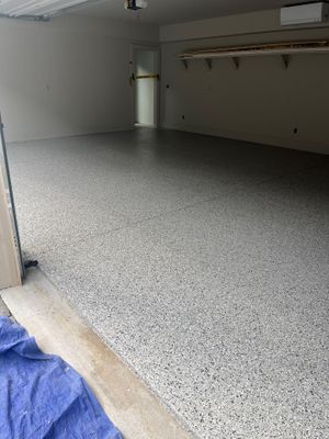 Garage Floor Coating using Cabin Fever