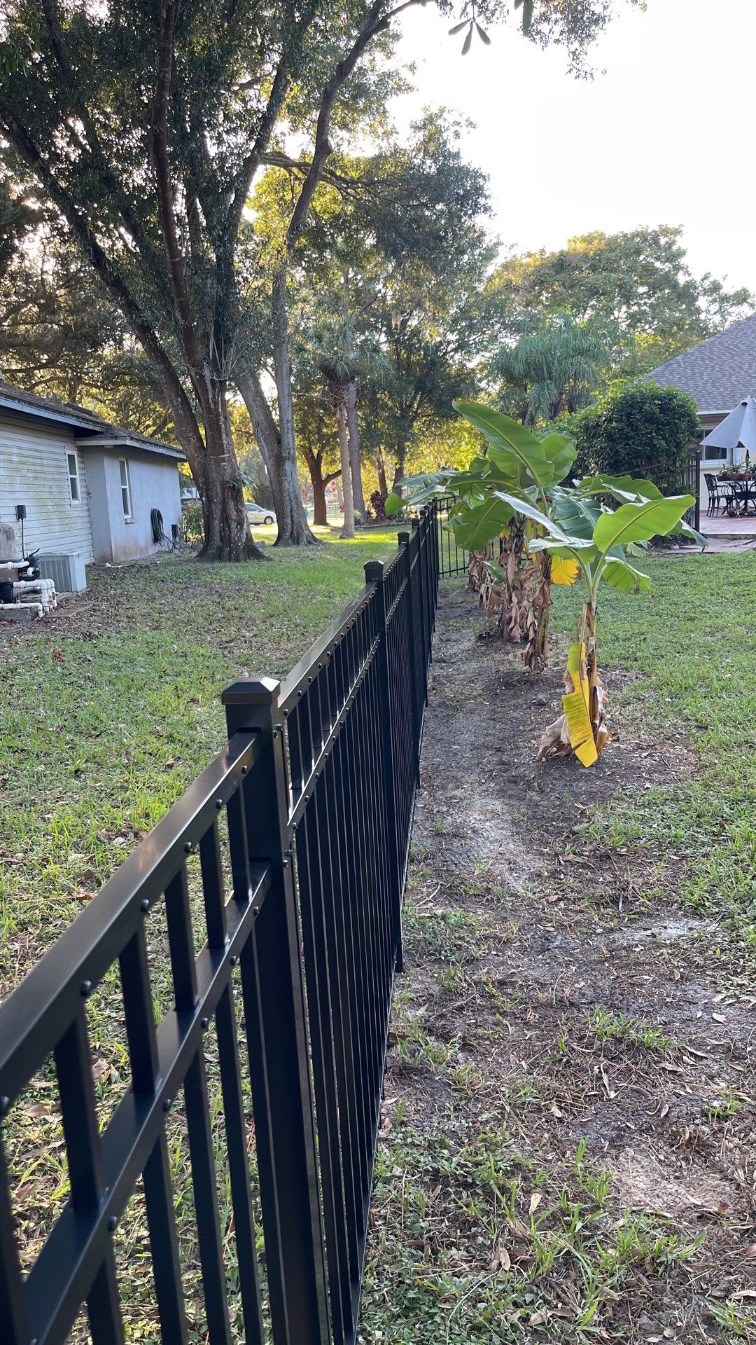 Bradenton, FL 4 ft. Tall 3-Rail Black Aluminum Fence by Asap fence and gates, LLC