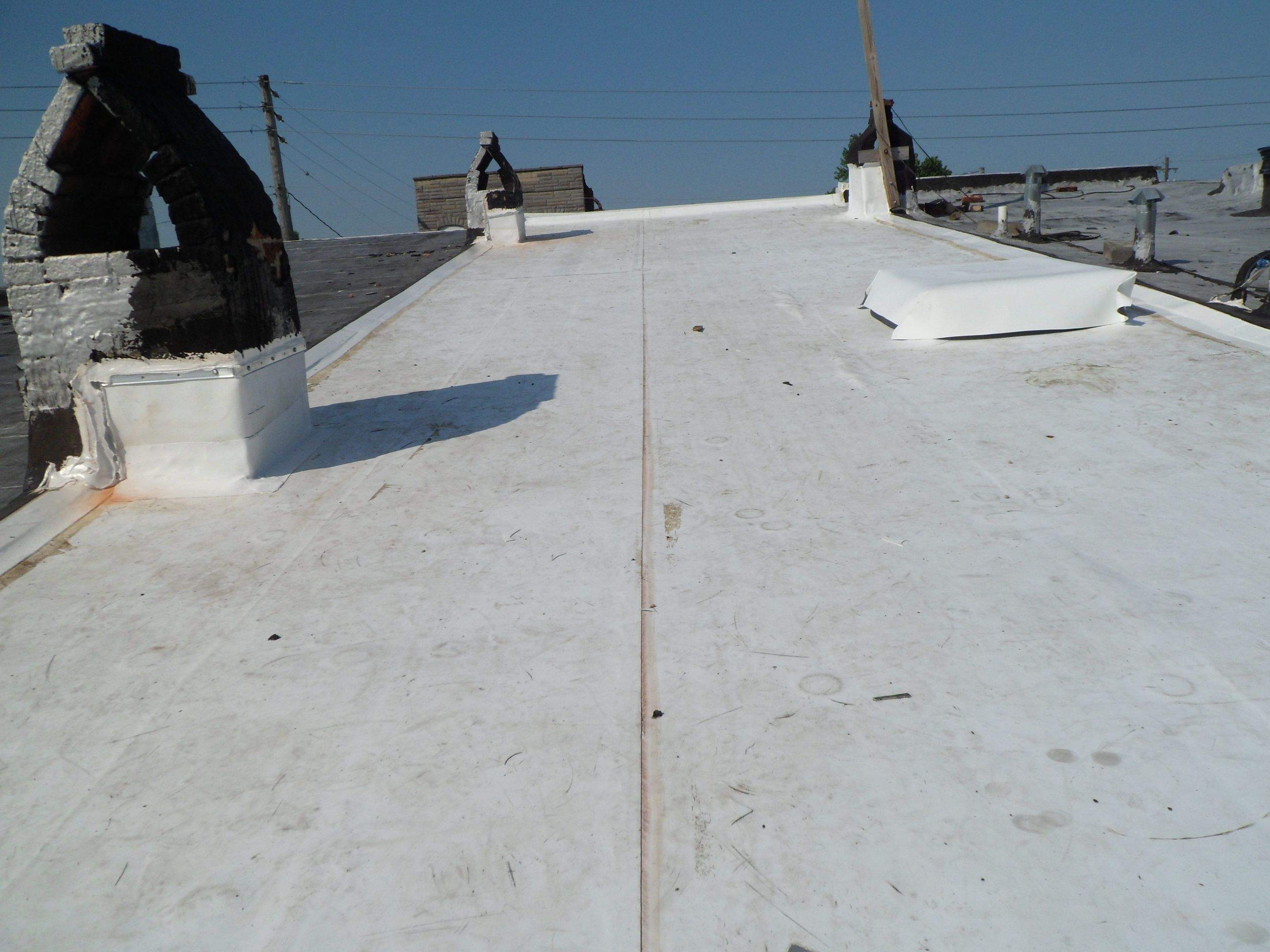 Commercial Roofing Installation using TPO by Alpha Design Services