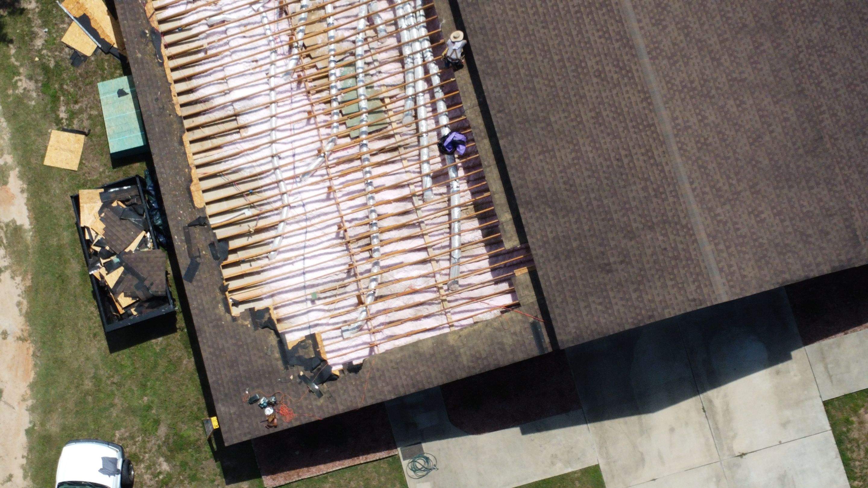 Repair Roof Damages & Interior Damages - Project in Coldspring Texas by Harden Enterprise Services LLC