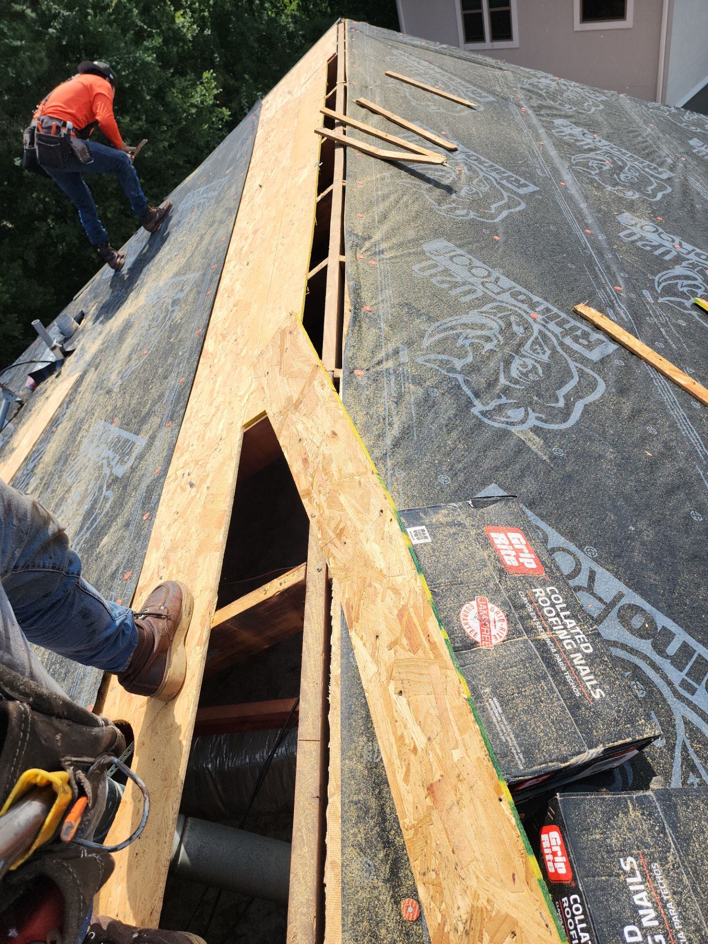Residential Roofing Repair using Owen's Corning Duration (Lifetime) Shingles by Roof Repair Services LLC