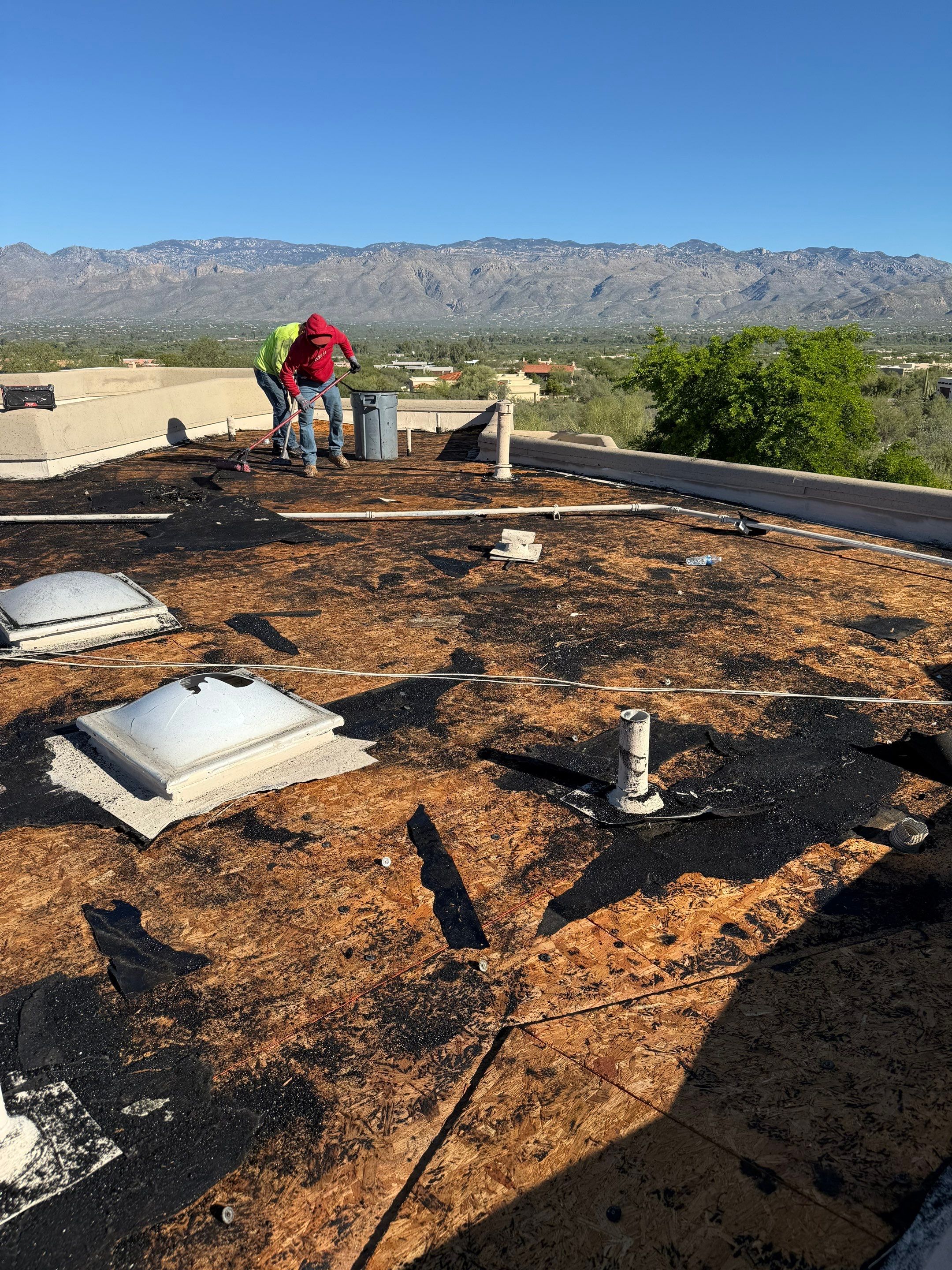 Low- Slope Re-Roof: Tucson Eastside by West Coast Roofing AZ